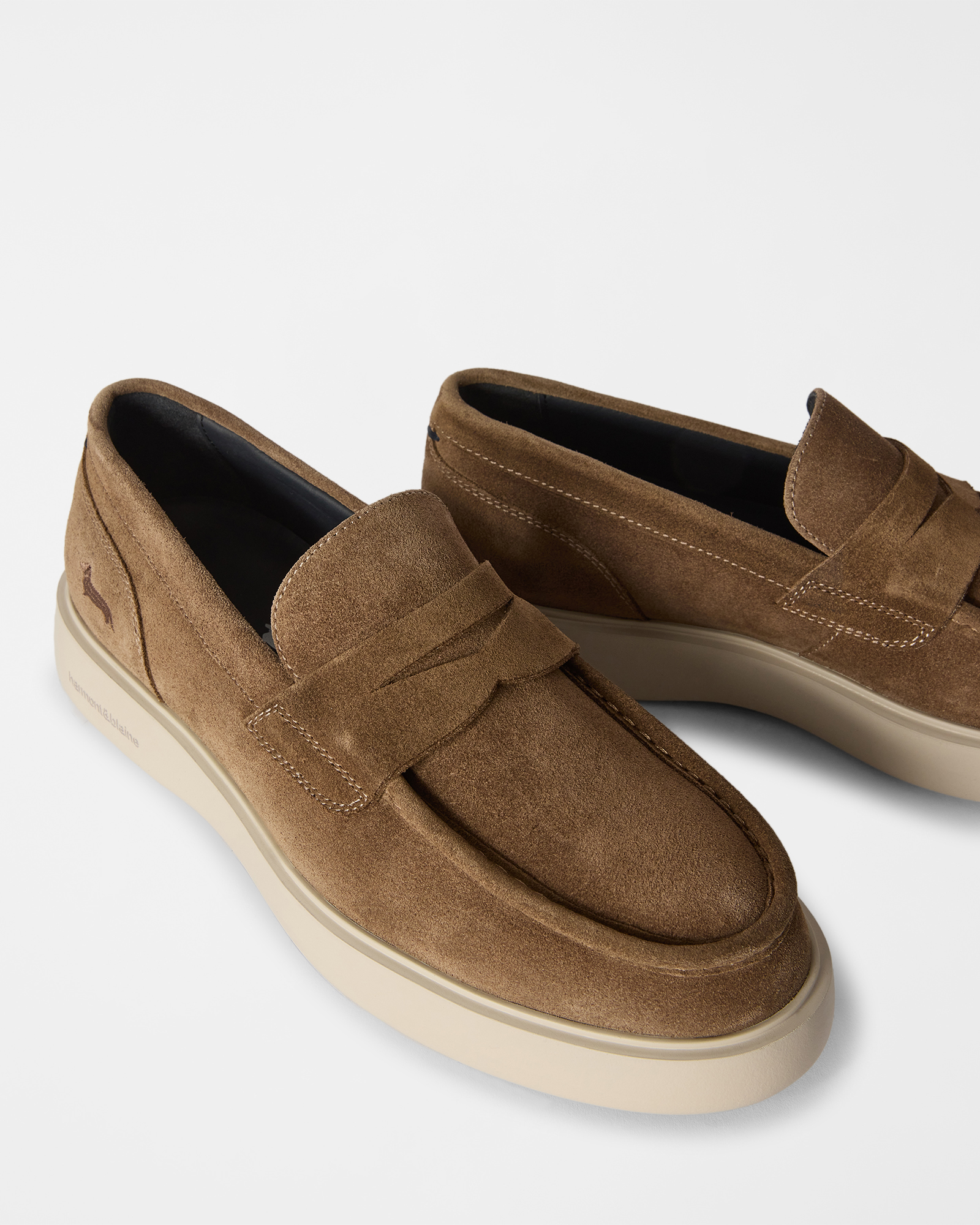 MEN&rsquo;S SUEDE SHOE, TAUPE, large image number 3