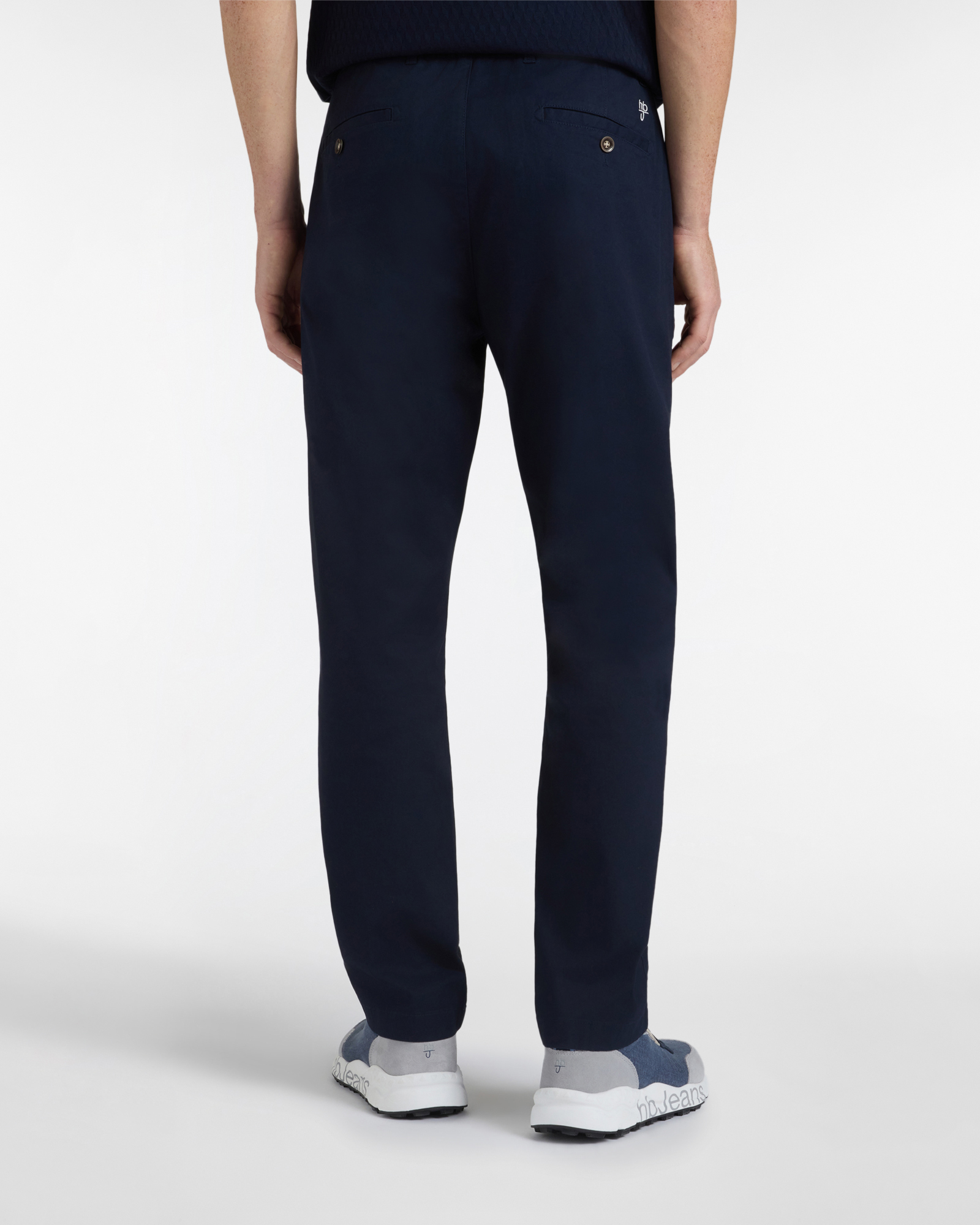 Jogger Uomo in Tessuto Dobby Regular Fit