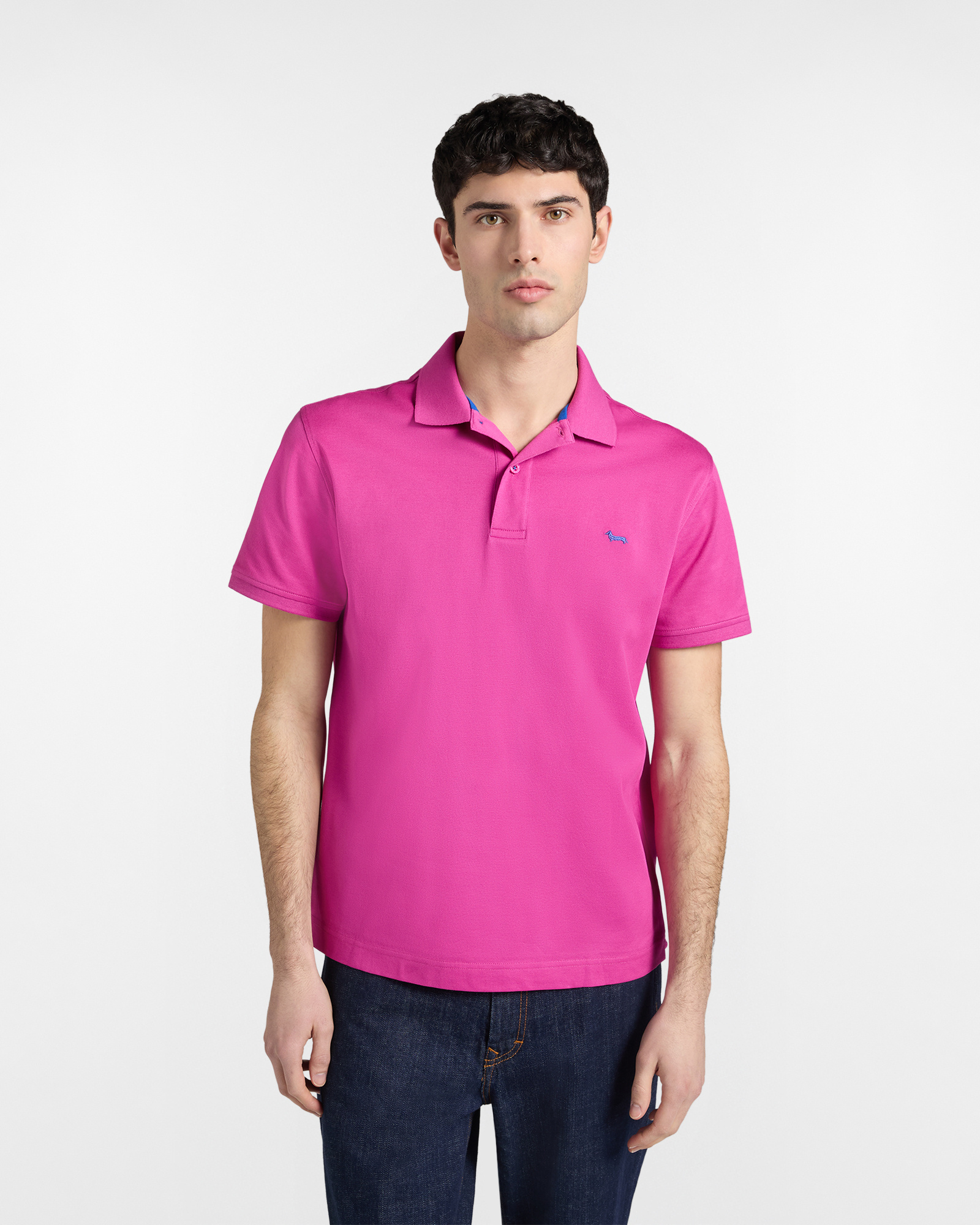 Harmont&Blaine - Polo Uomo Basic in Piqué, Uomo, Rosso, Taglia: 6XL