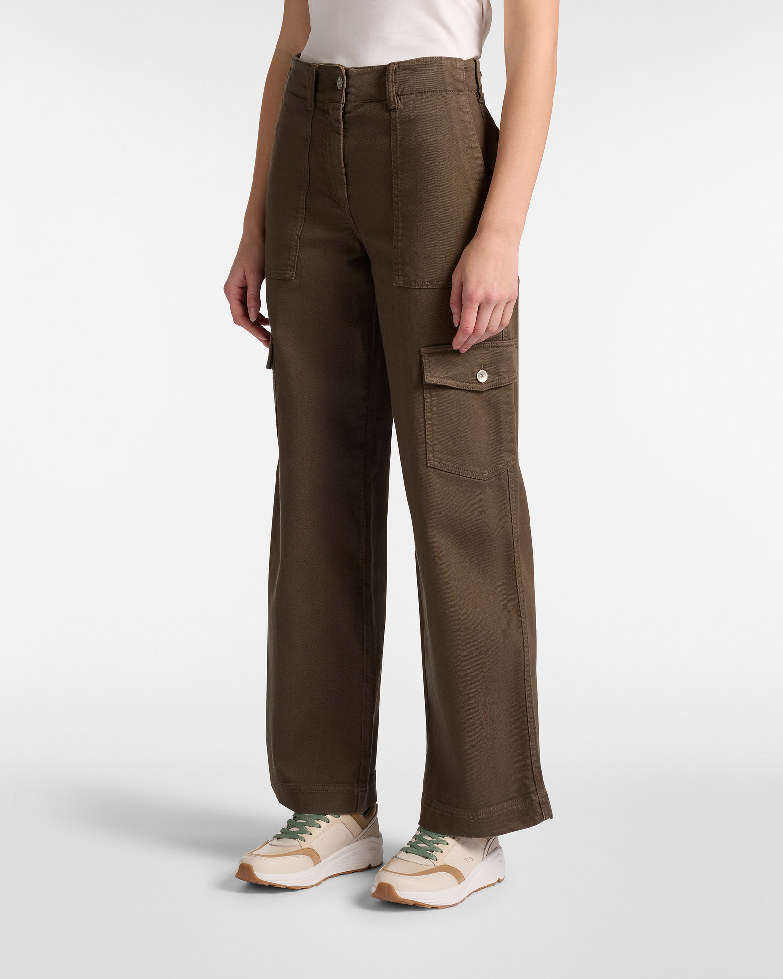 Pantalones Cargo de Pierna Recta