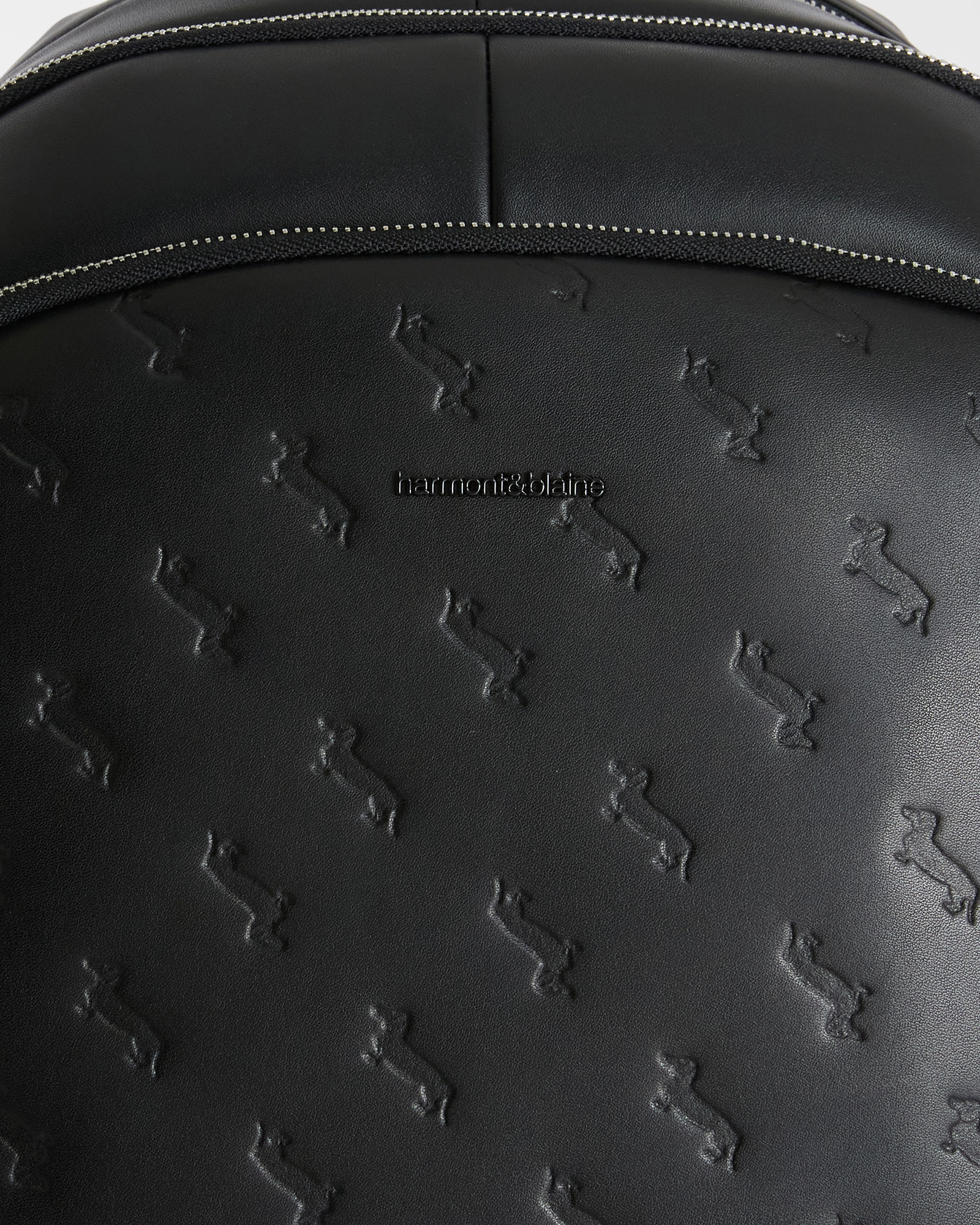 Large backpack with all-over dachshunds, Black, large image number 3