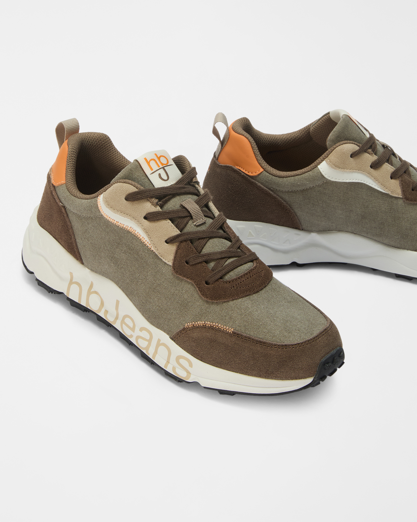 Sneaker Uomo Chunky, Beige, large image number 3