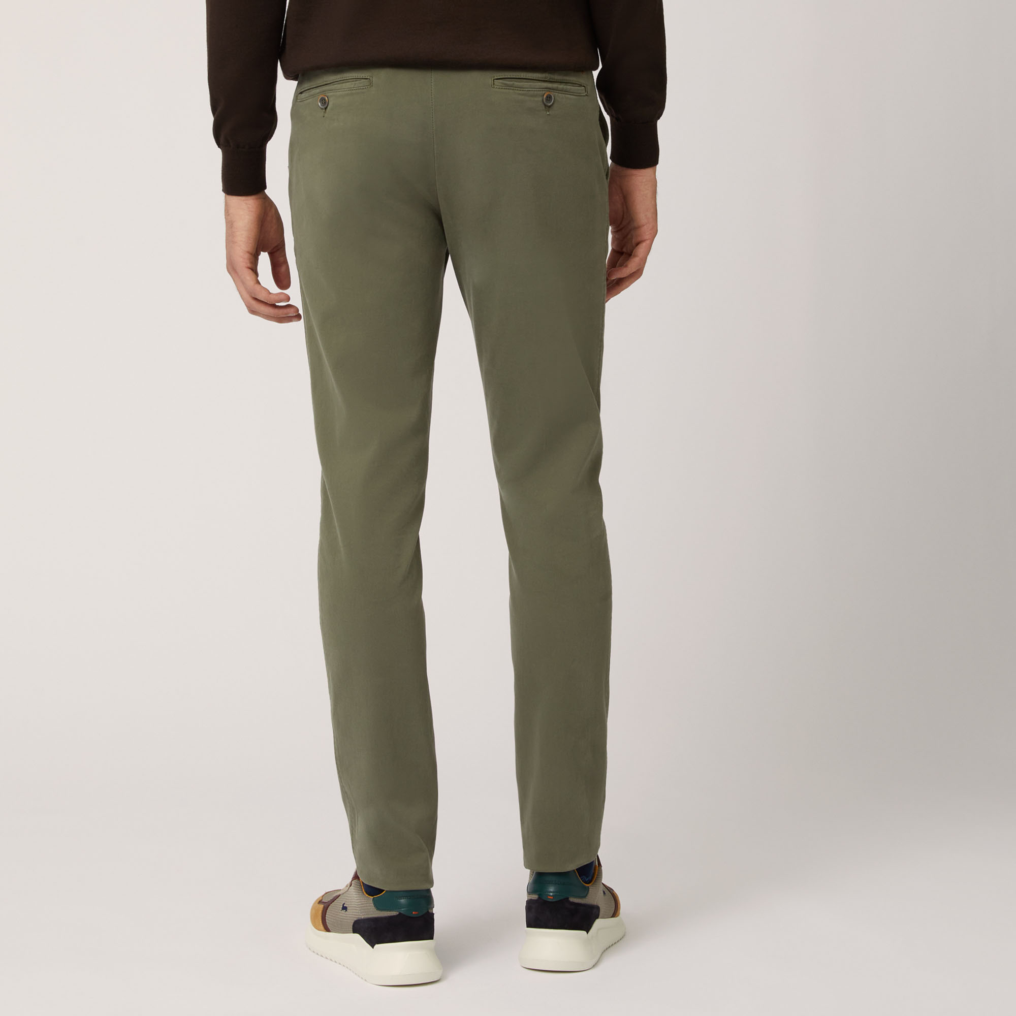 Pantalone Chino Narrow Fit Elevated Utility, Verde Oliva, large image number 1