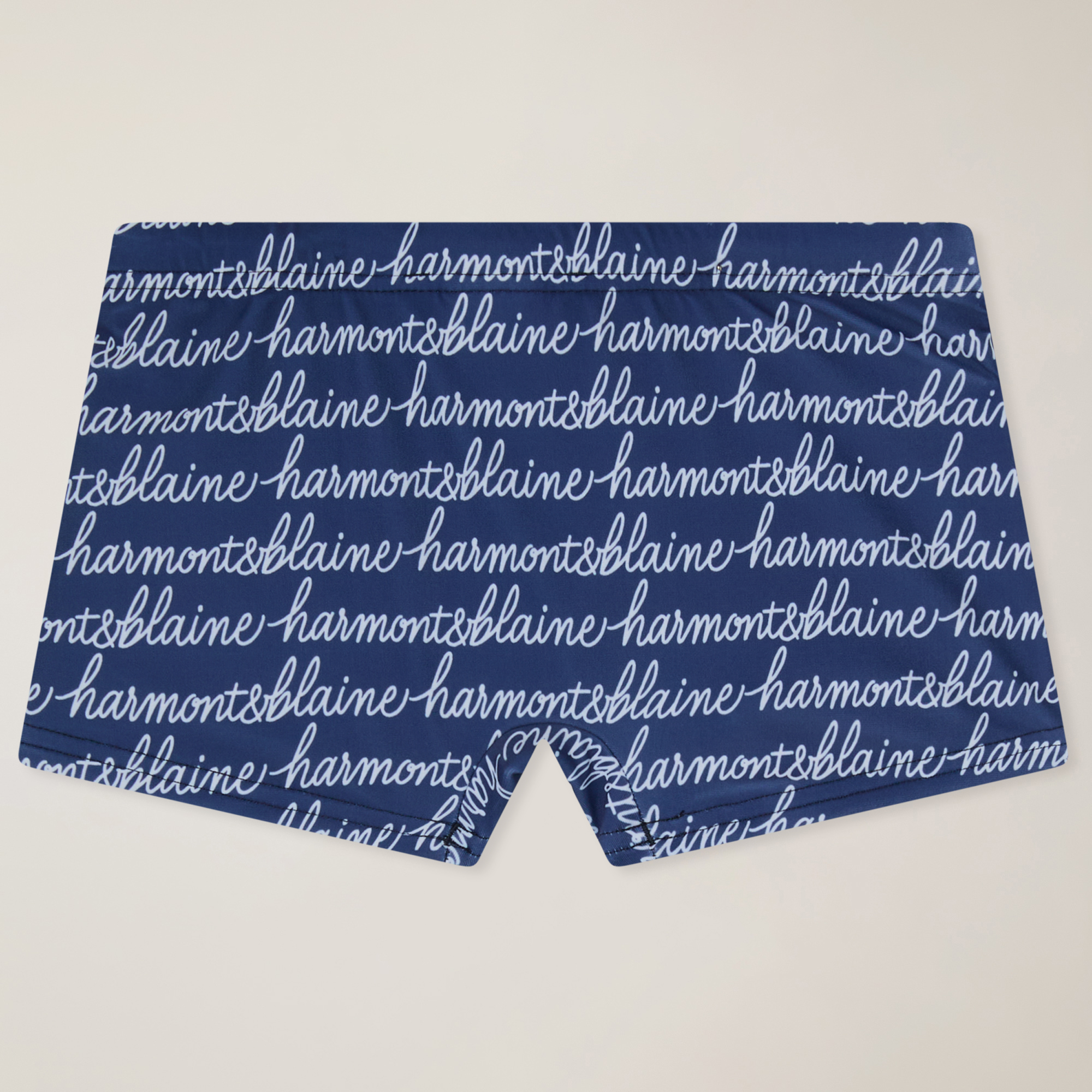 Bañador con estampado de inscripción 