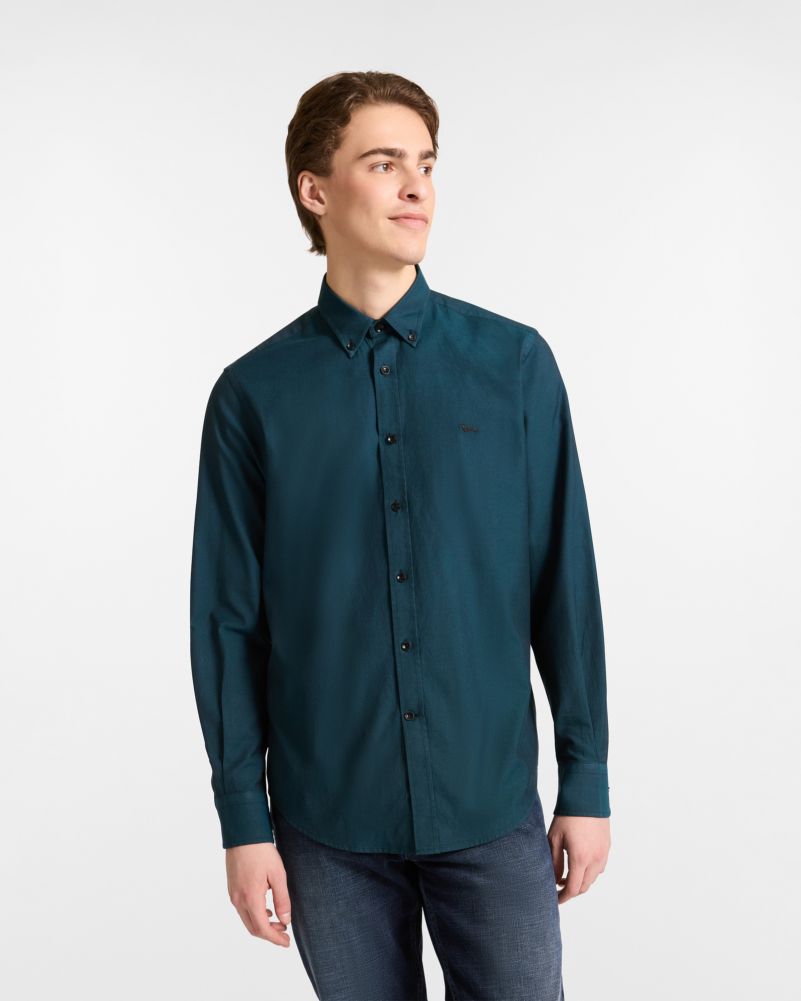 Oxford Cotton Shirt, Bluette, large