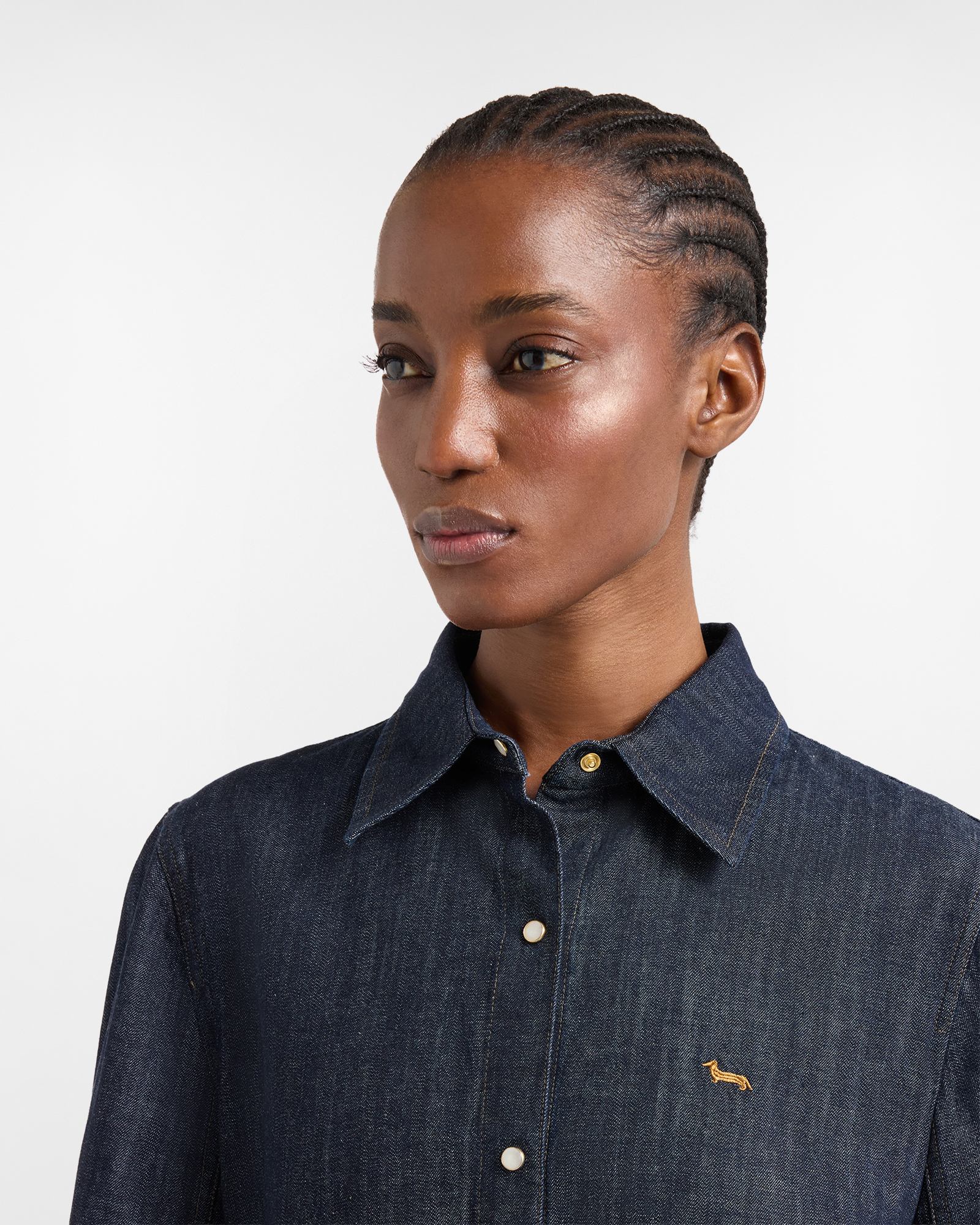 Chambray shirt, Blue, large image number 2