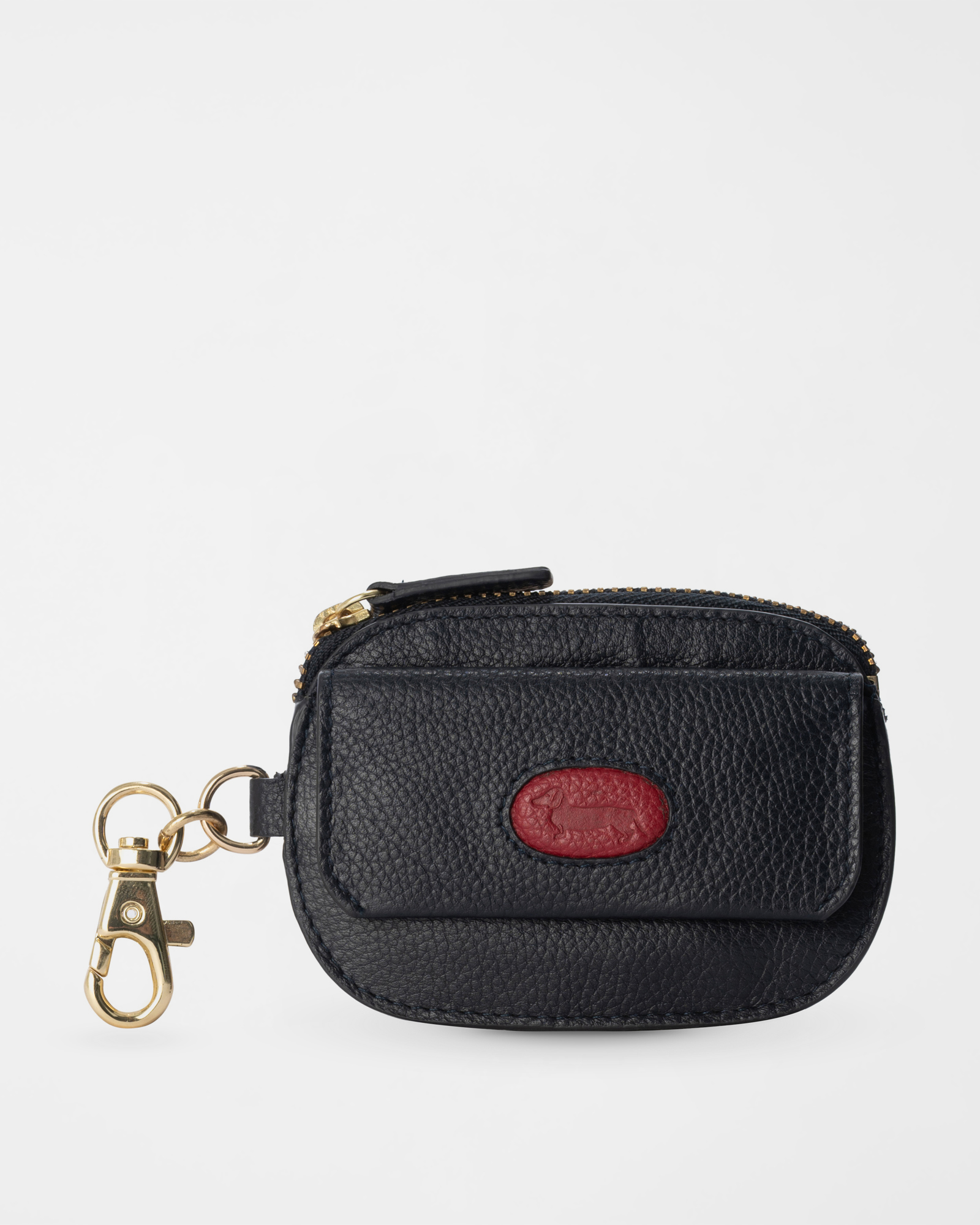 Portamonete Donna in Vera Pelle Blu Navy