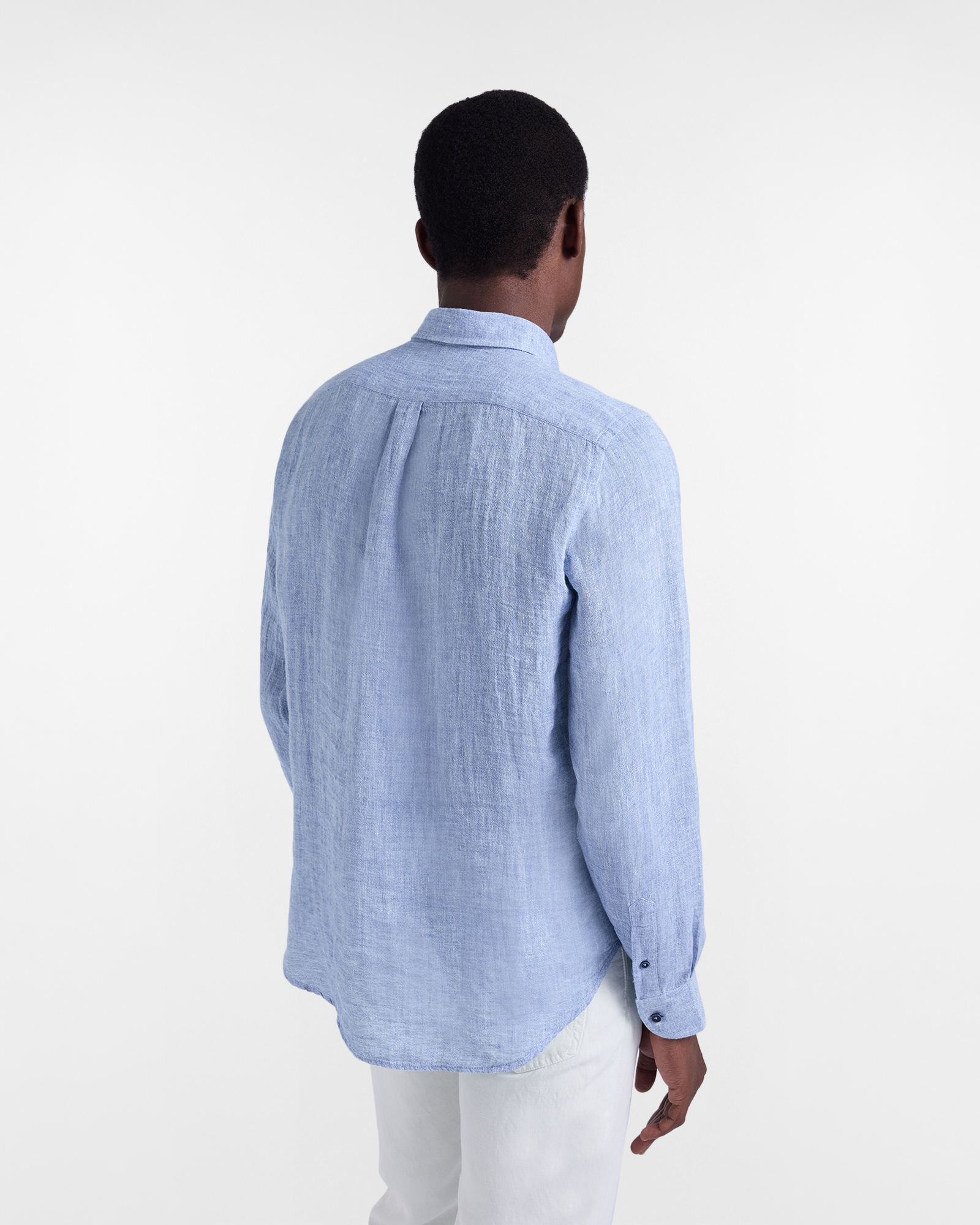 Men's 3D striped polo-style shirt