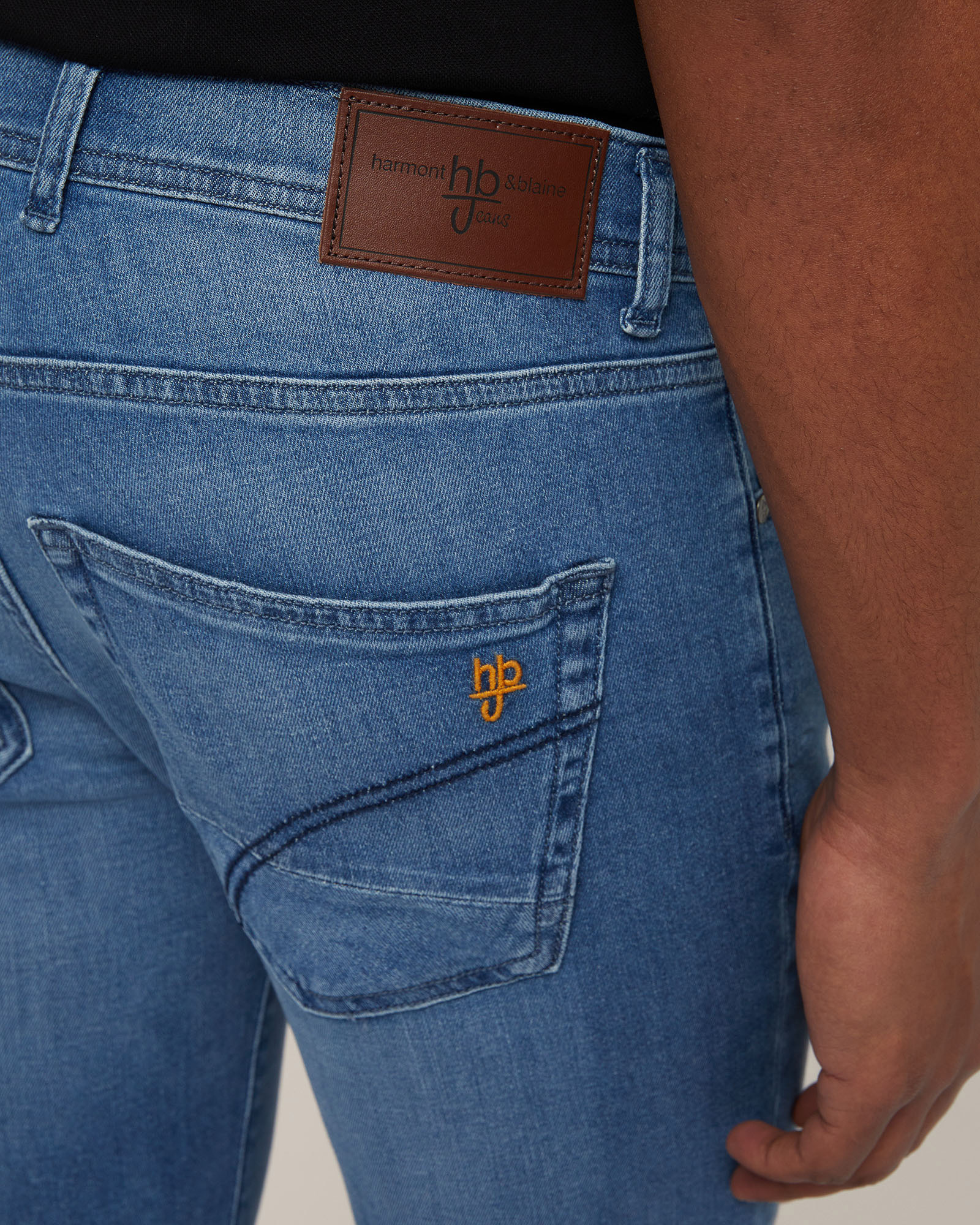 Denim Cinque Tasche Slim, Blu Denim, large image number 2