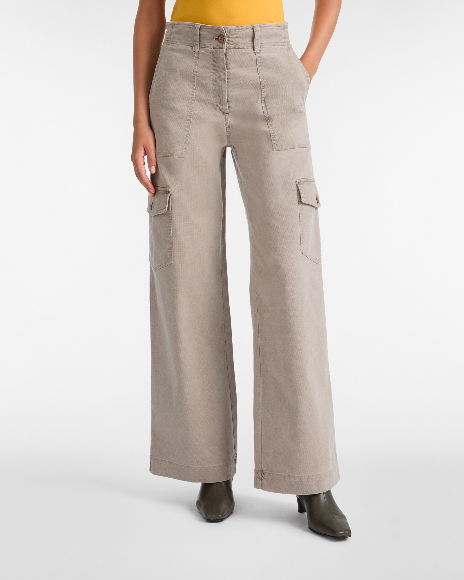 Cargo Trousers Capsule Earth Dye, Brown/Red, large