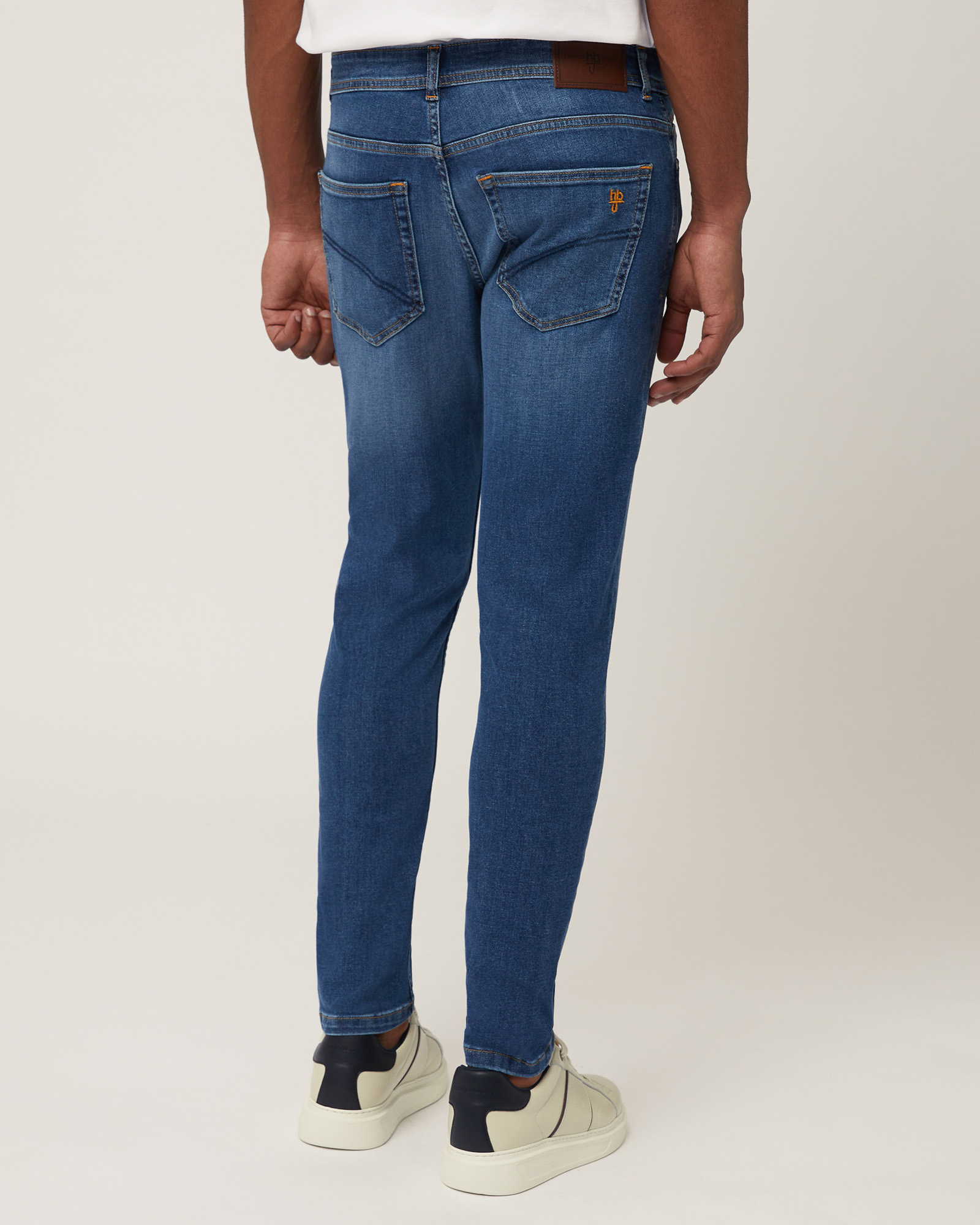 Narrow Five-Pocket Denim Pants