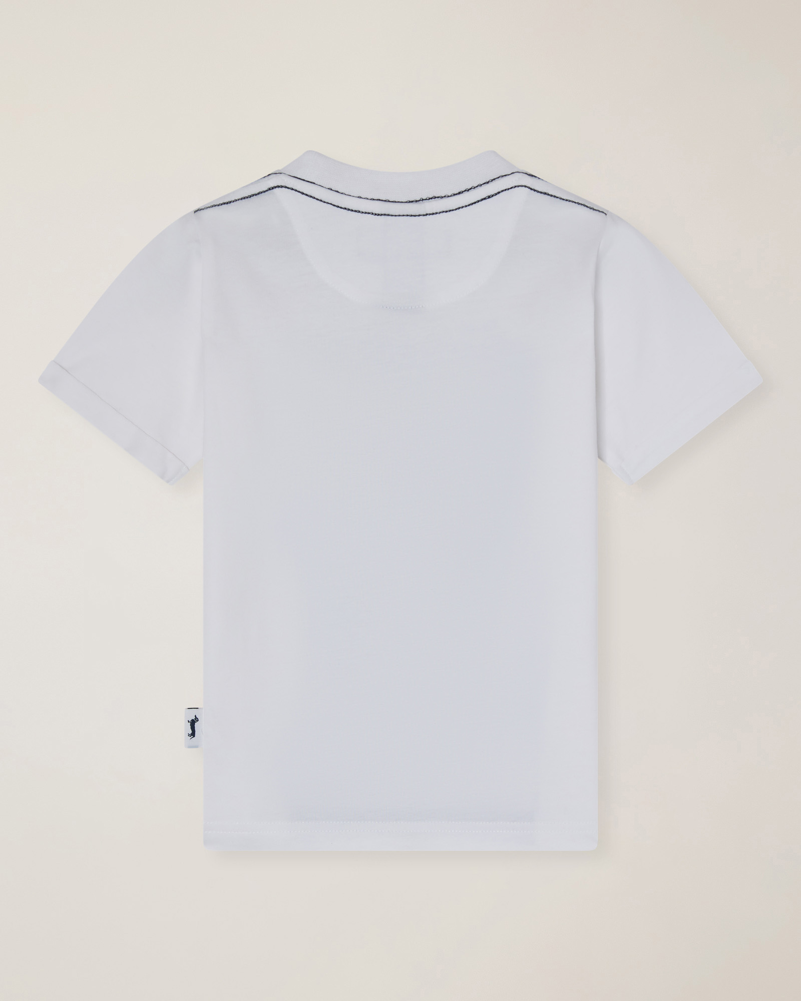 T-shirt with embossed print, White, large image number 1