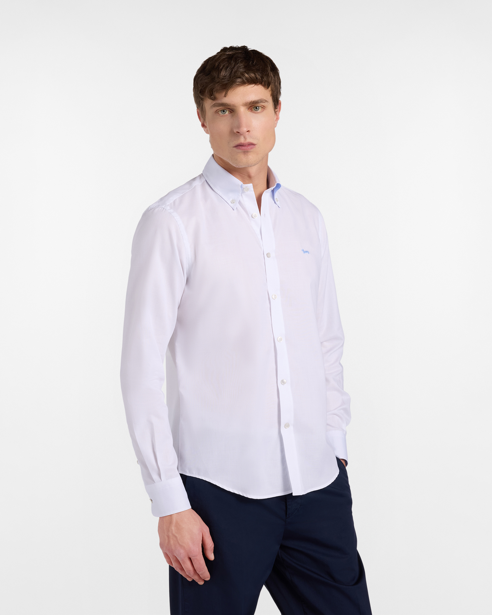 Men's structured cotton shirt