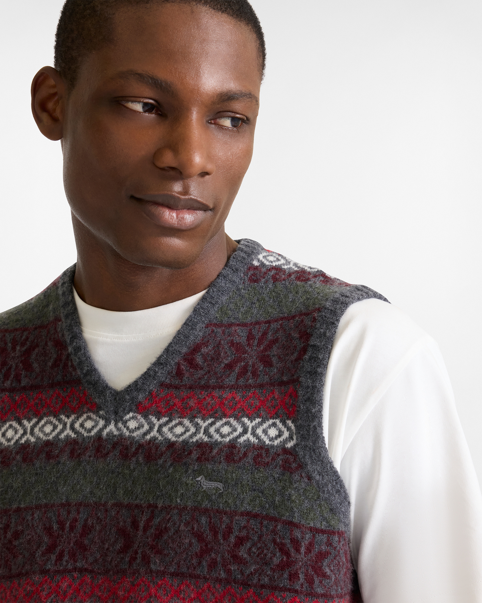 Wool Vest Capsule Xmas Selection, Gray, large image number 2