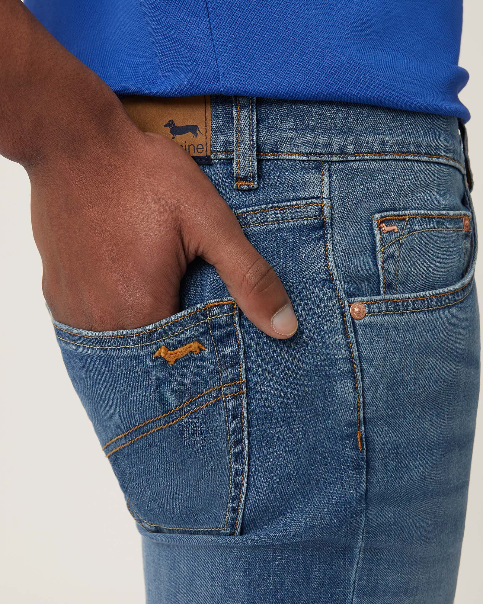 Vintage Five-Pocket Jeans, Denim Blue, large image number 2