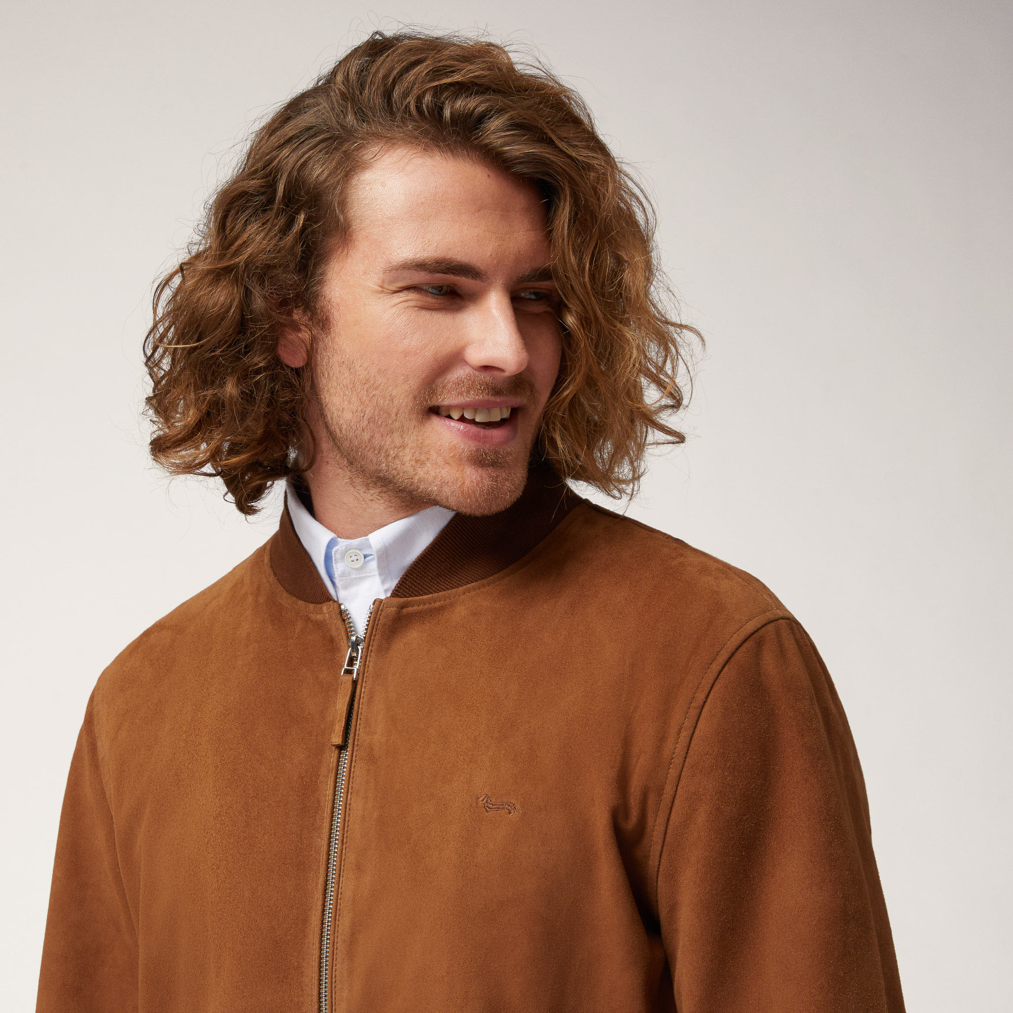 Genuine Leather Bomber Jacket