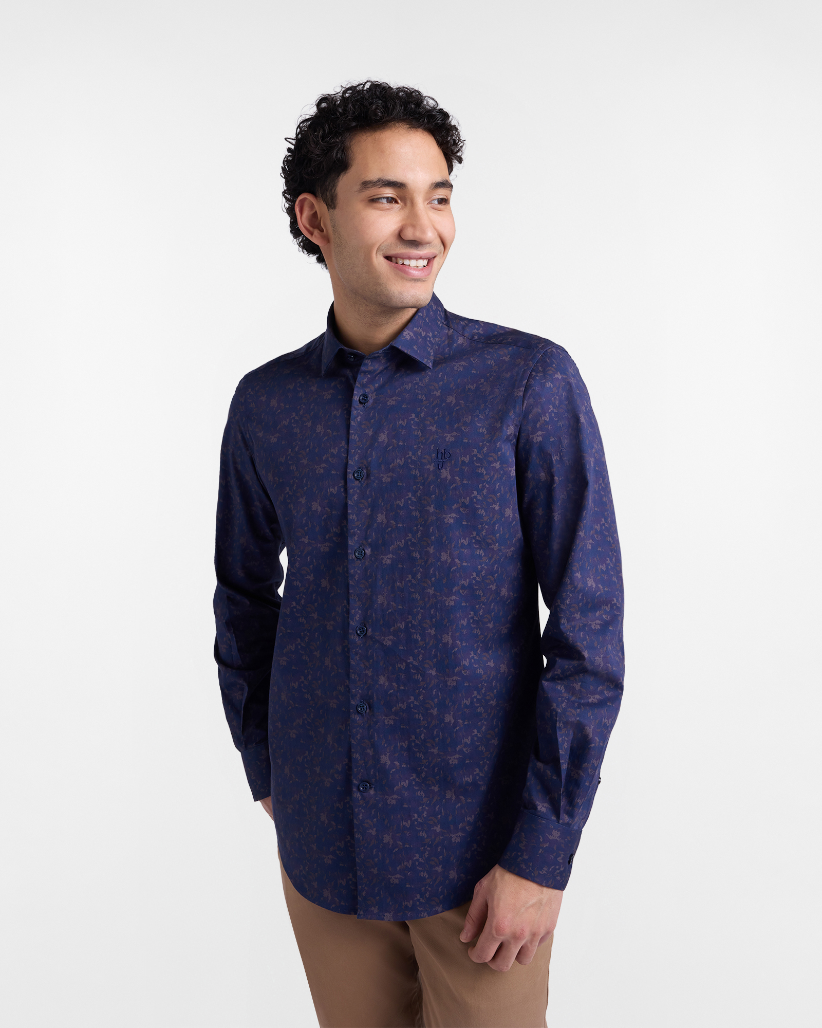 Camicia in Cotone con stampa floreale