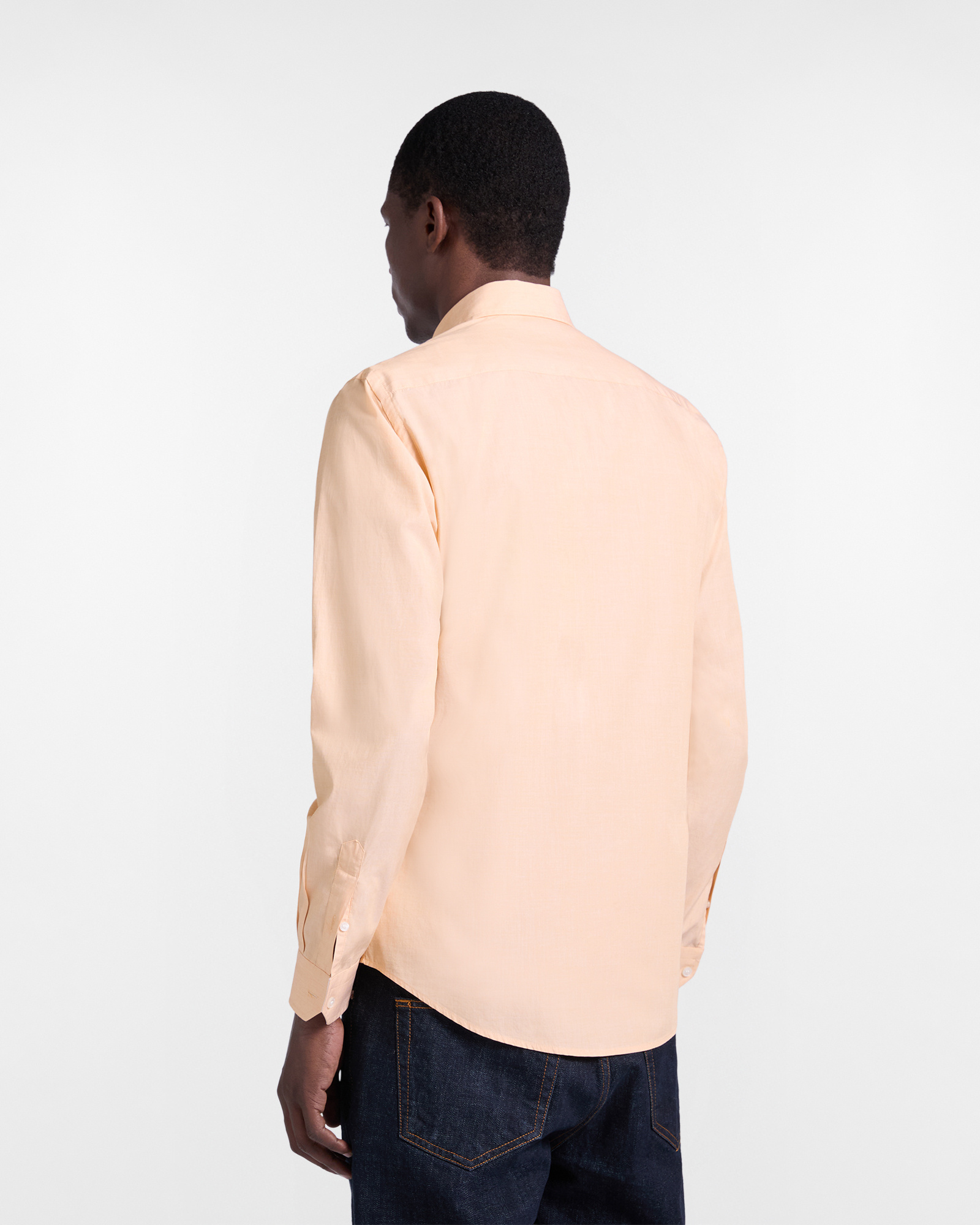 Men's solid color shirt, Yellow, large image number 2