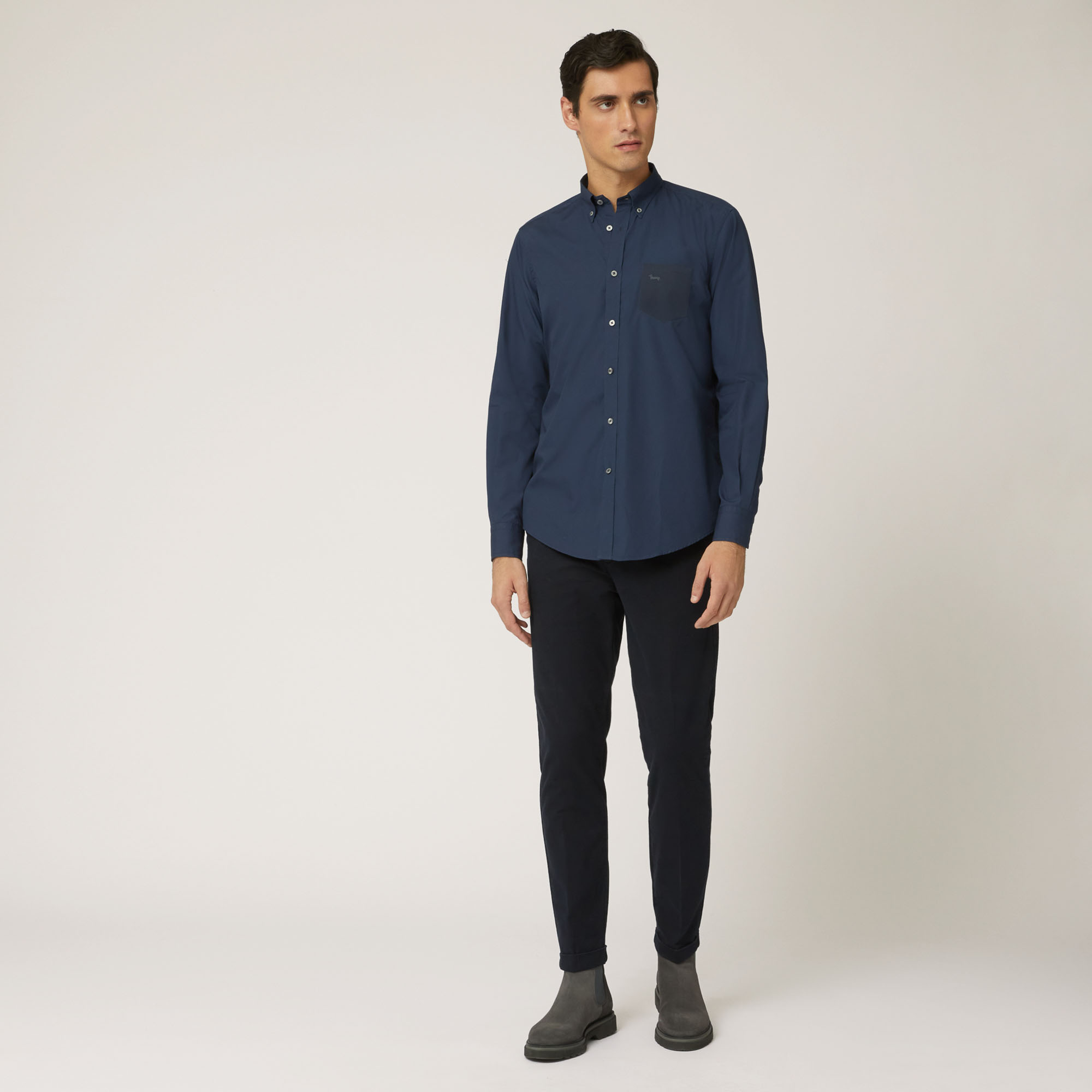 Shirt With Technical Pocket, Light Blue, large image number 3