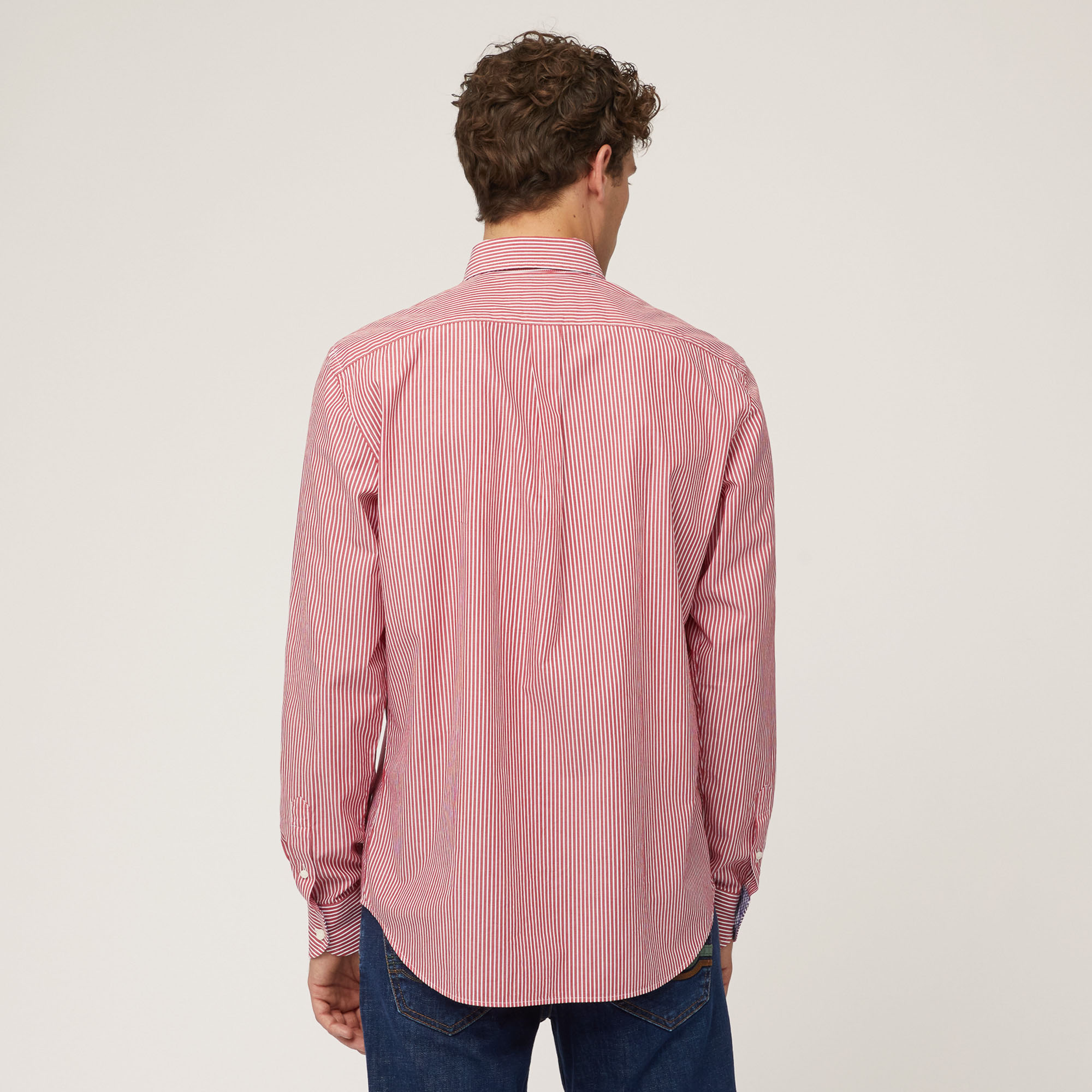 Striped Organic Cotton Poplin Shirt