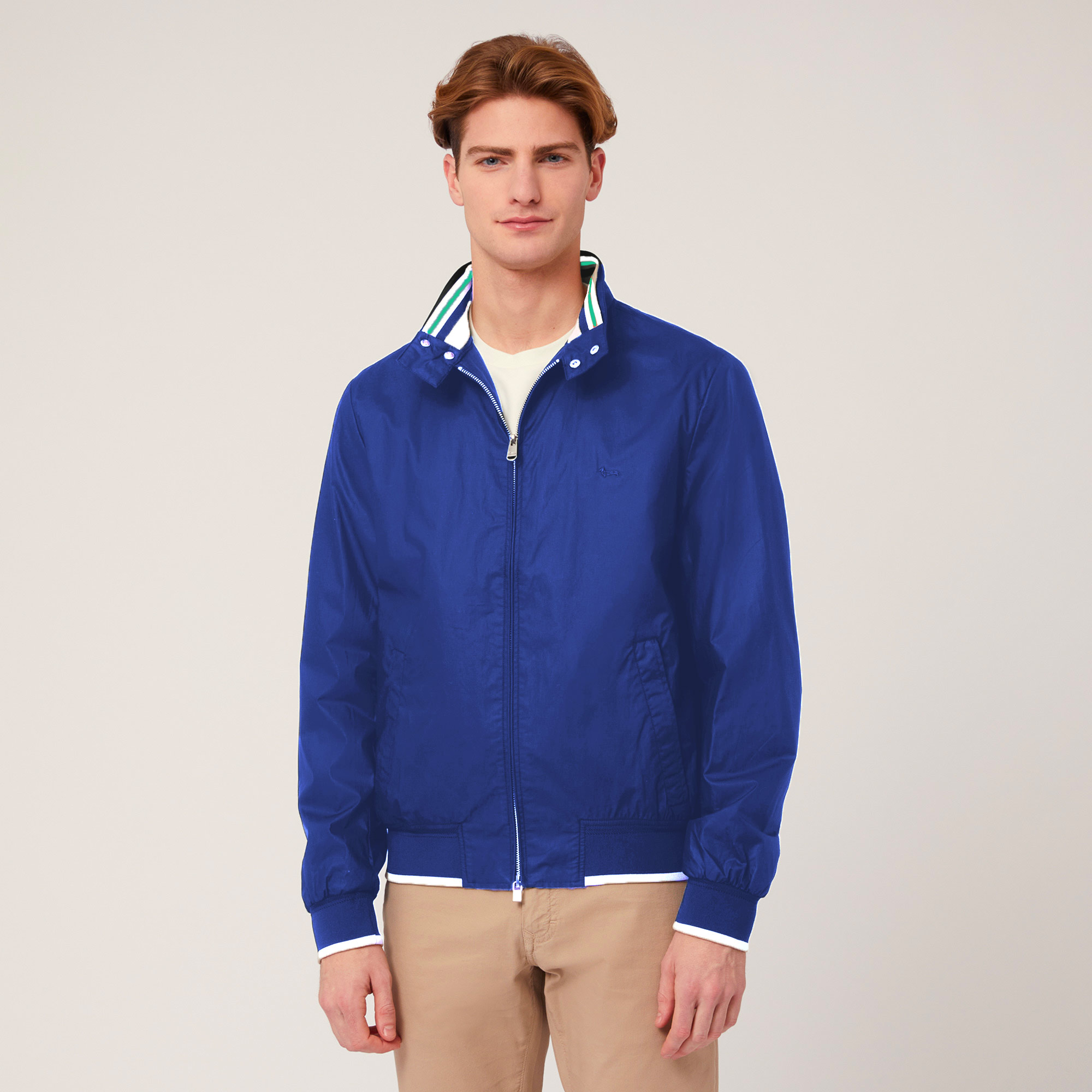 Paper Touch Effect Bomber Jacket Luxury italian New In Harmont & Blaine®