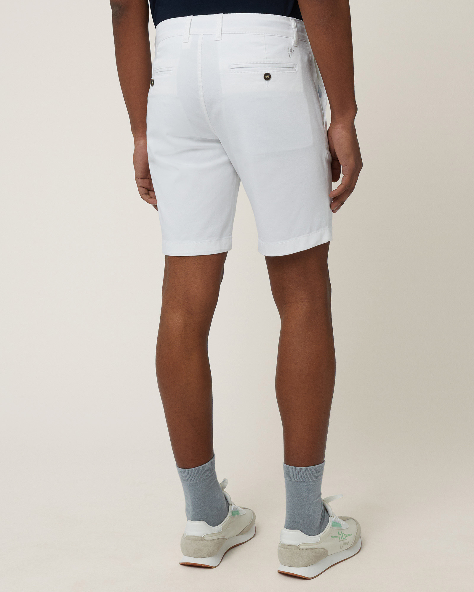 Bermuda Chino In Twill, Bianco, large image number 1