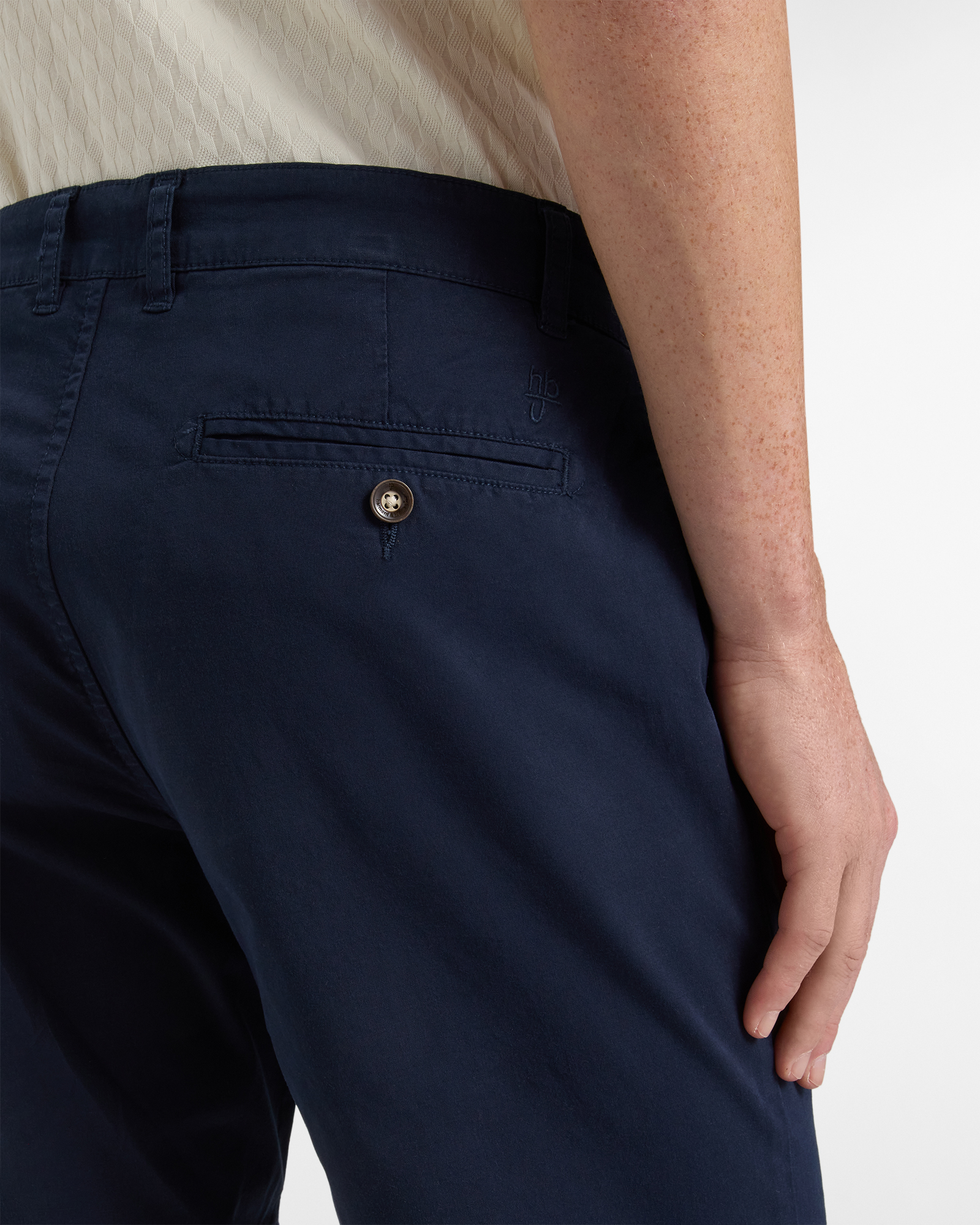Bermuda Uomo Chino Narrow Fit, Blu scuro, large image number 2