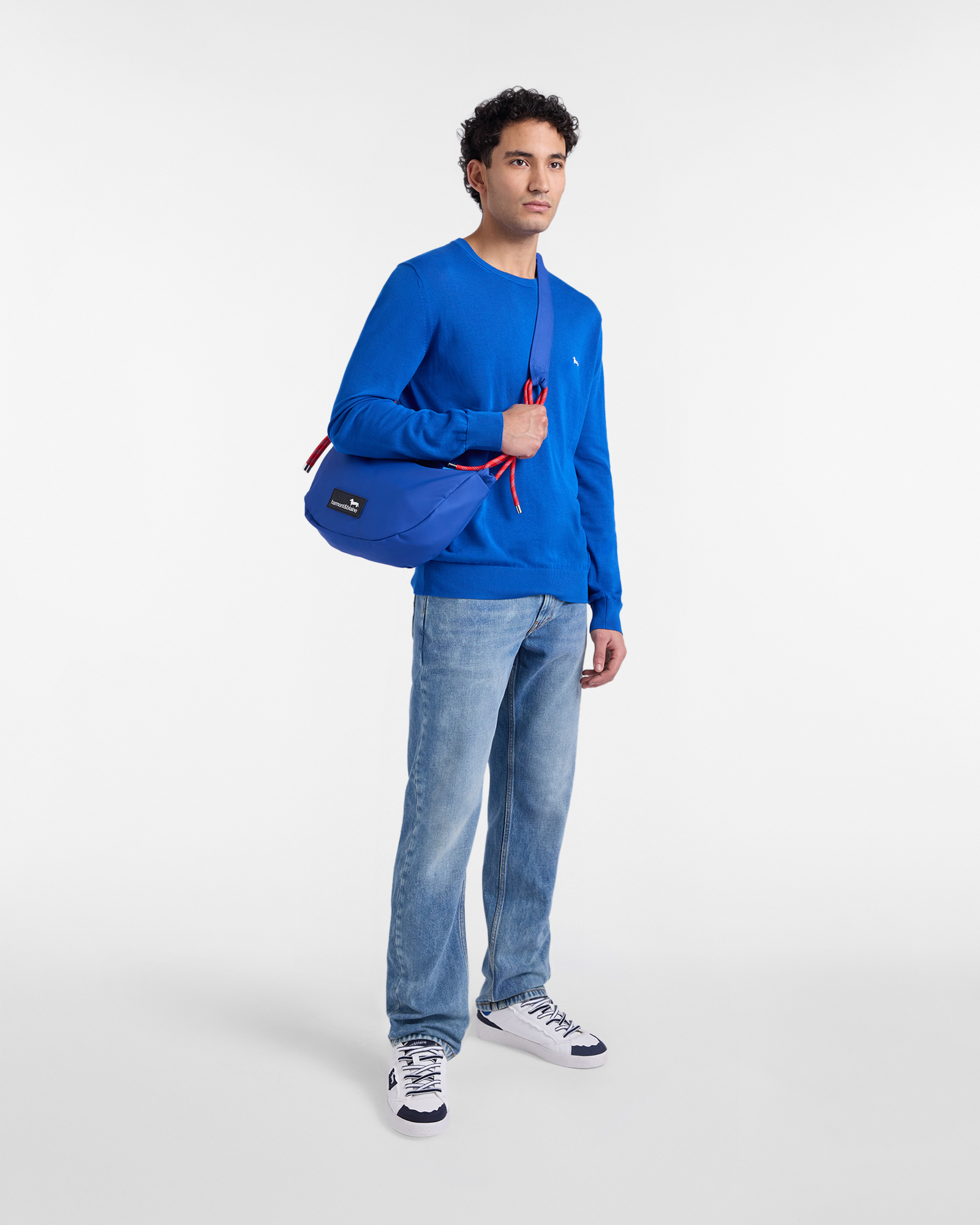 Men's regular-fit five-pocket denim pants, Denim Blue, large image number 3