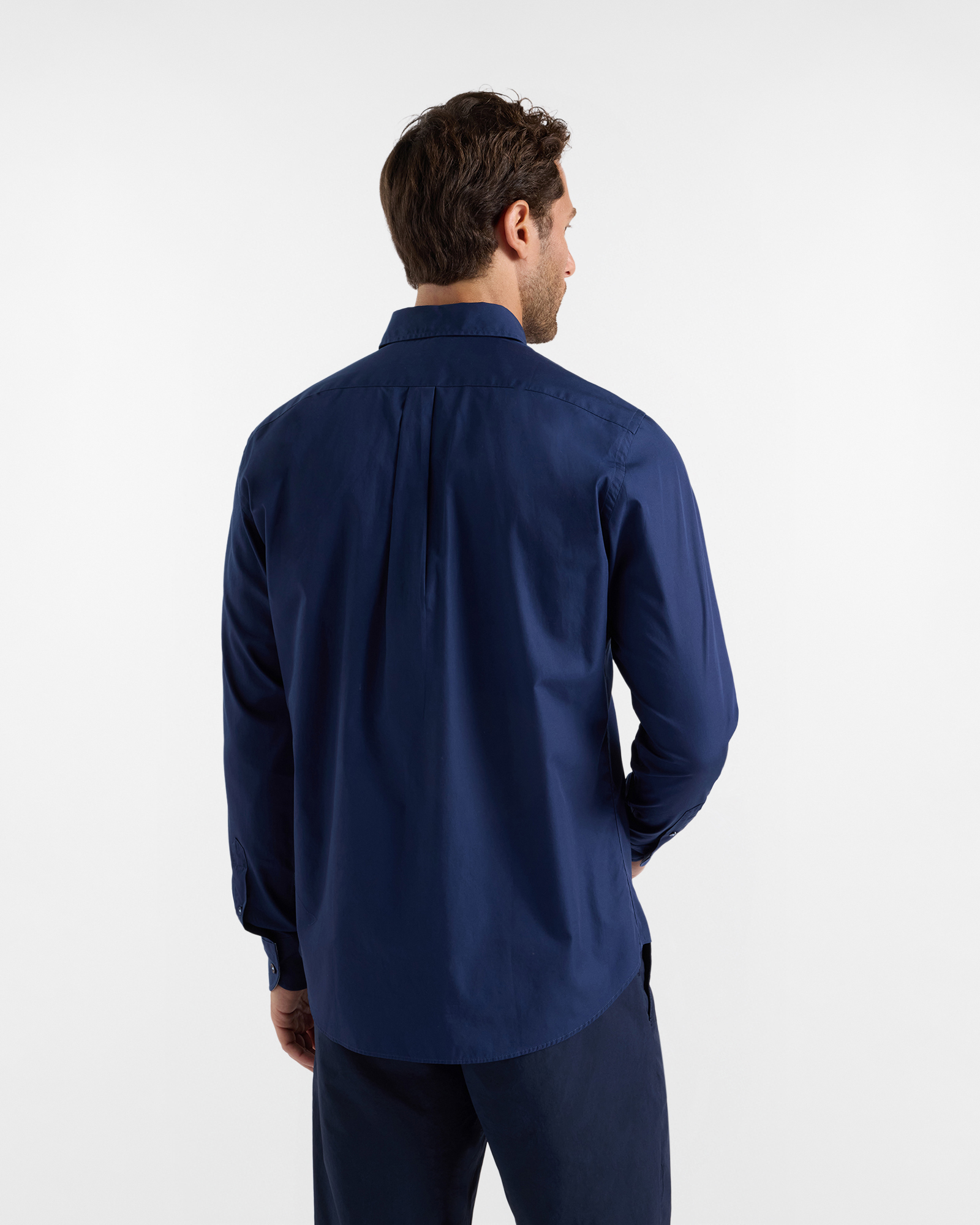 Regular-fit shirt with bands