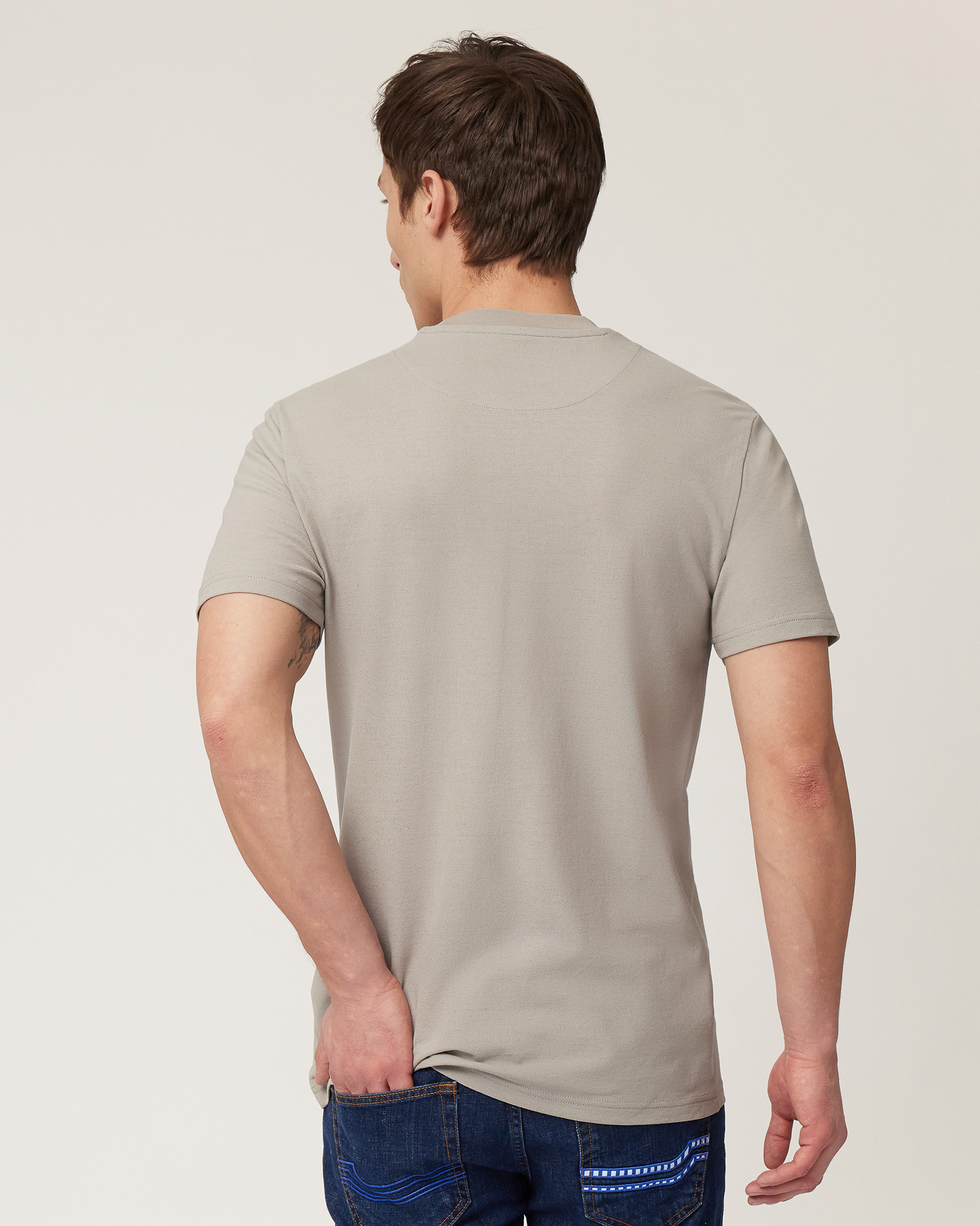 T-Shirt in jersey crêpe