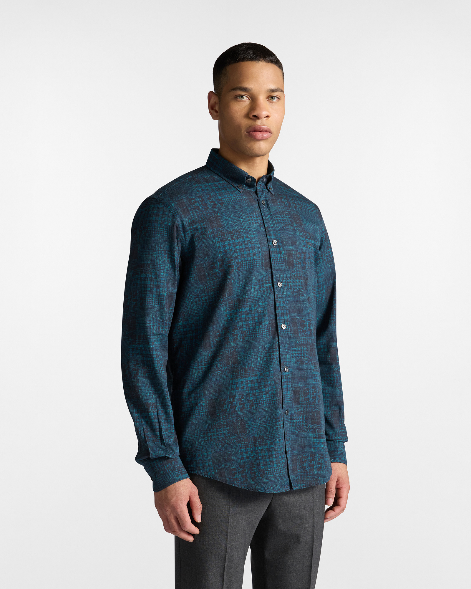 Camisa Estampada de Algodón