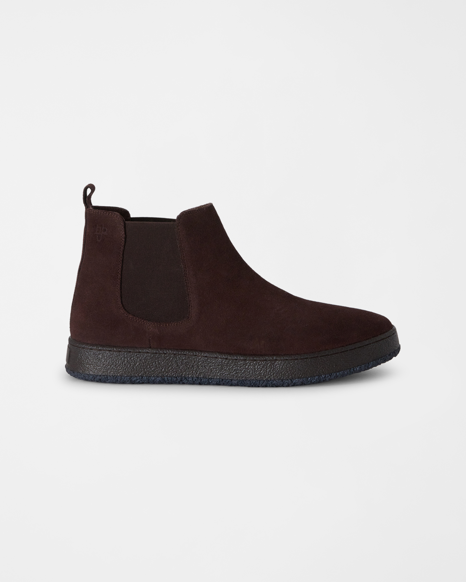 Scarpa HBJ Uomo Chelsea in vera pelle scamosciata marrone