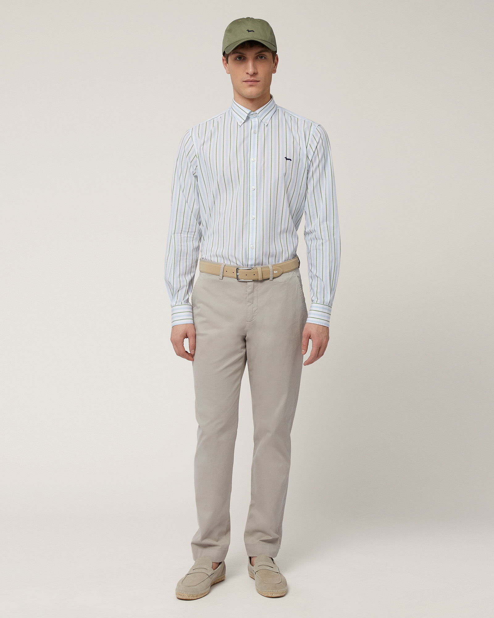 Striped Regular Shirt, Light Blue, large image number 3