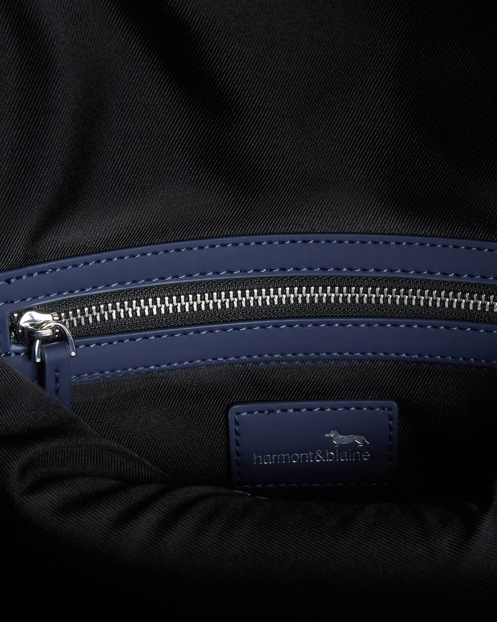 Faux leather backpack, Blue, large image number 2