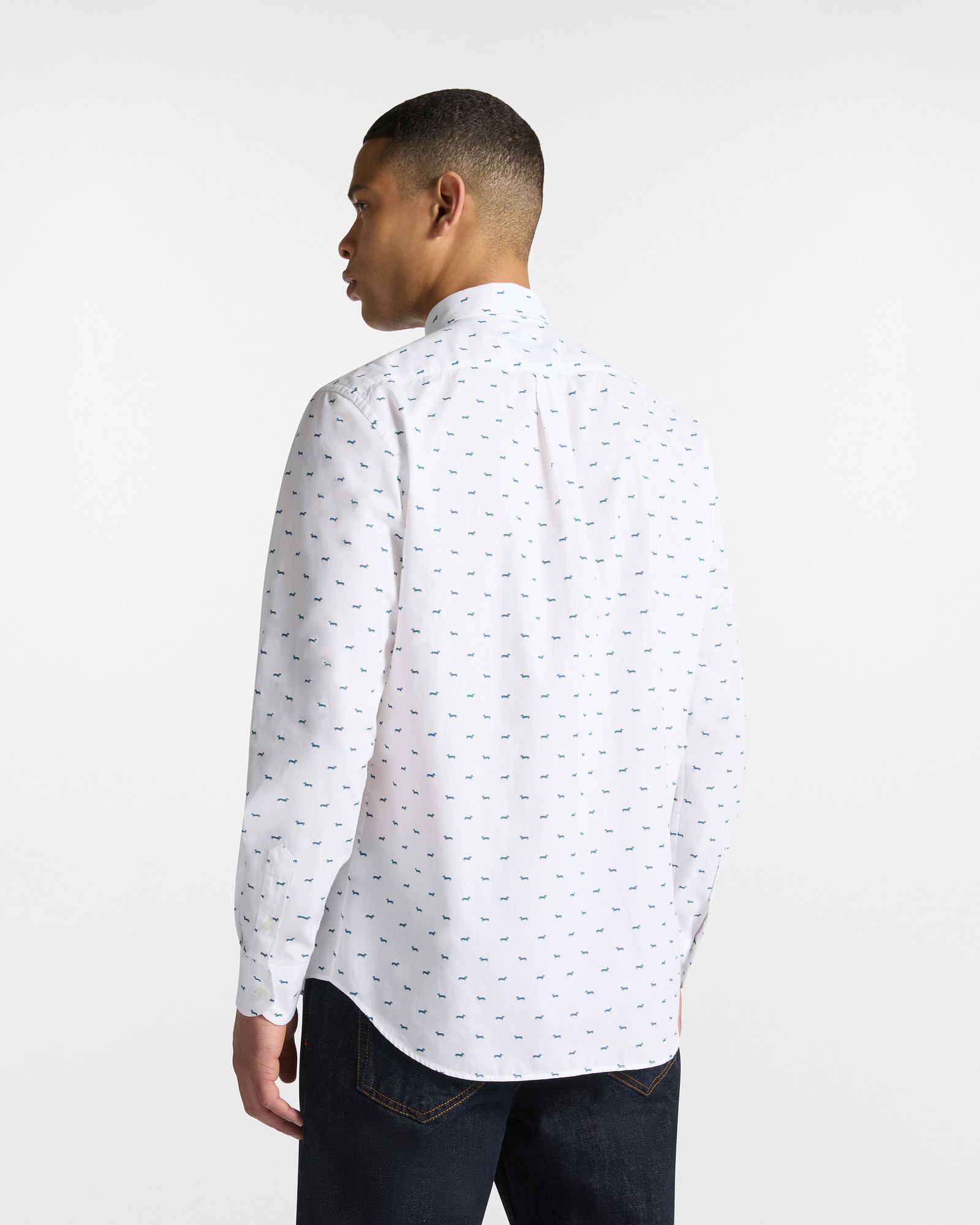 Cotton Shirt with Dachshunds