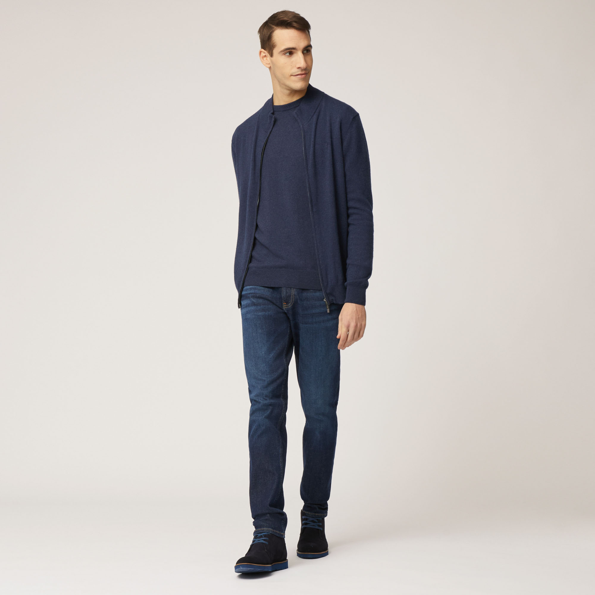 Pullover Full Zip, Light Blue, large image number 3