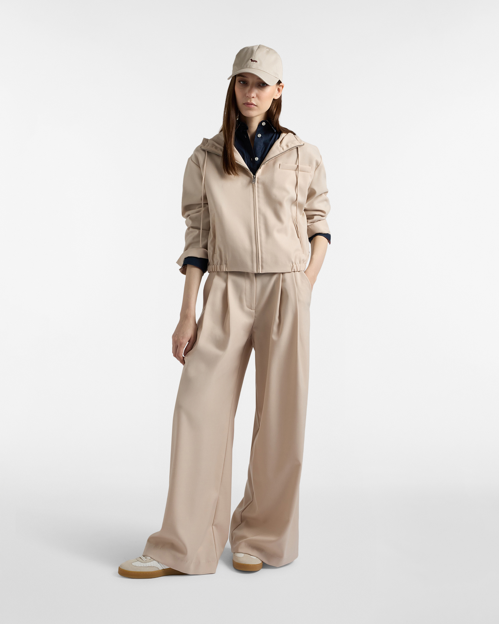 Giacca con cappuccio, Beige, large image number 3