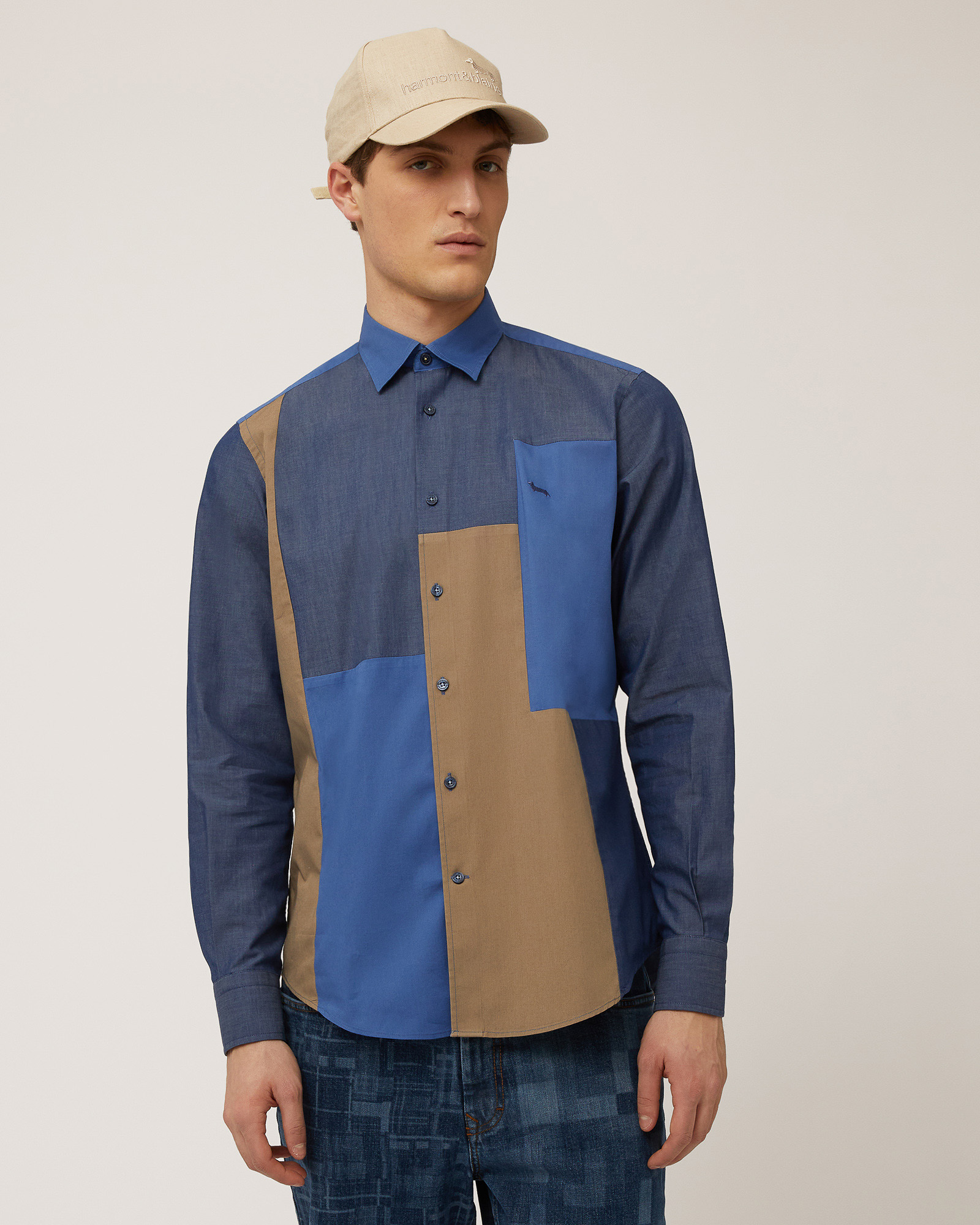 Cotton Patchwork Shirt