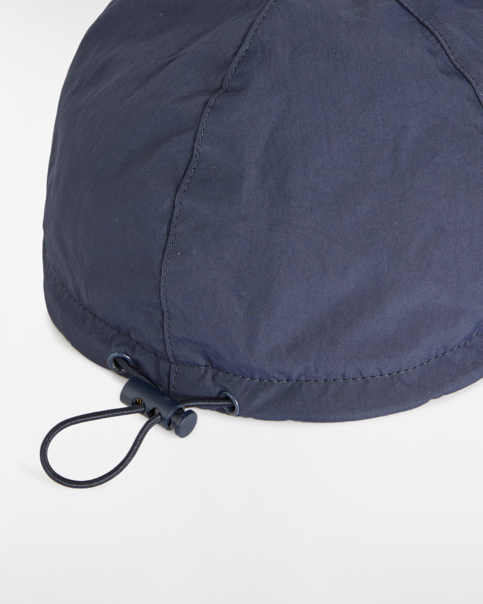 Nylon Baseball Cap with Embroidered Logo, Dark Blue, large image number 3