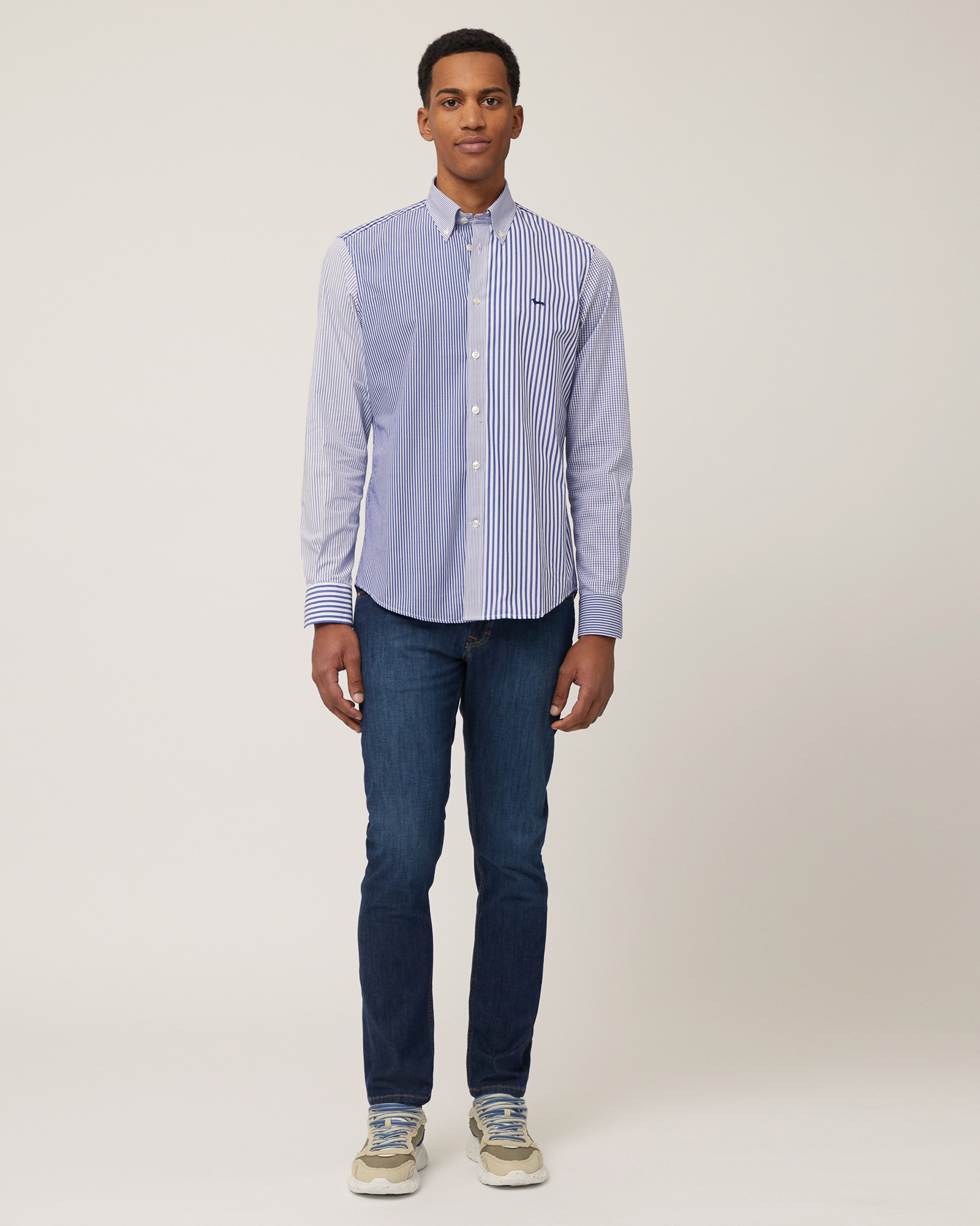 Piazzetta Shirt, Navy Blue, large image number 3