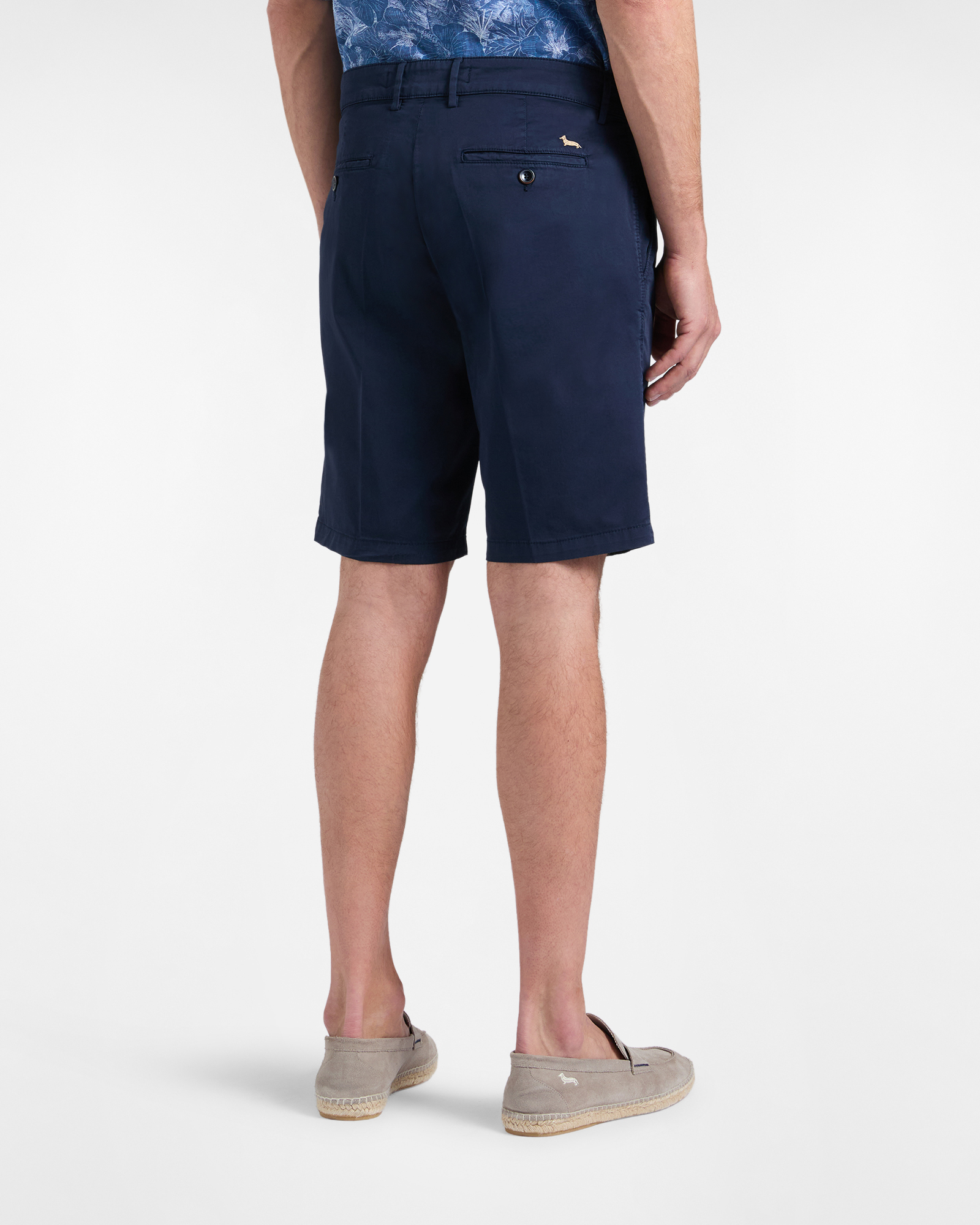 Men's basic regular fit Bermuda shorts, Blue, large image number 1