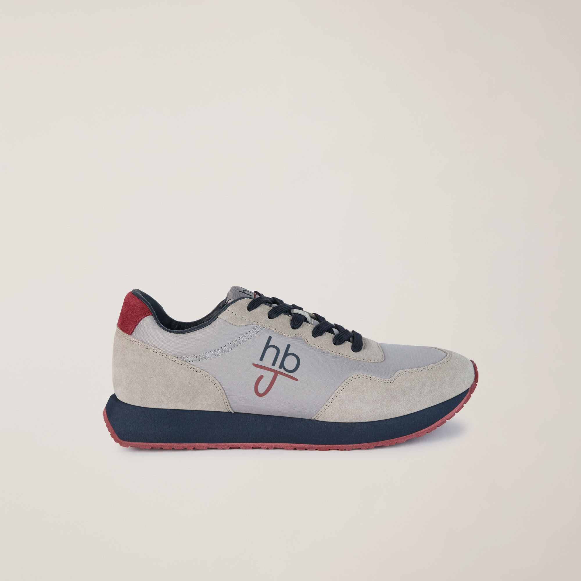Sneakers Con Dettagli A Contrasto, Grigio, large image number 0