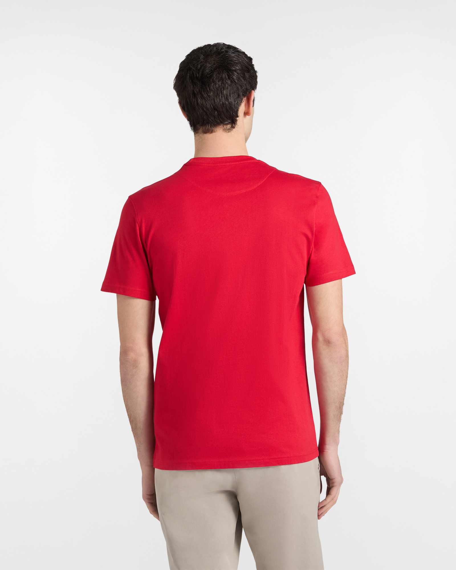 Camiseta ajustada de algod&oacute;n para hombre, Rojo, large image number 1