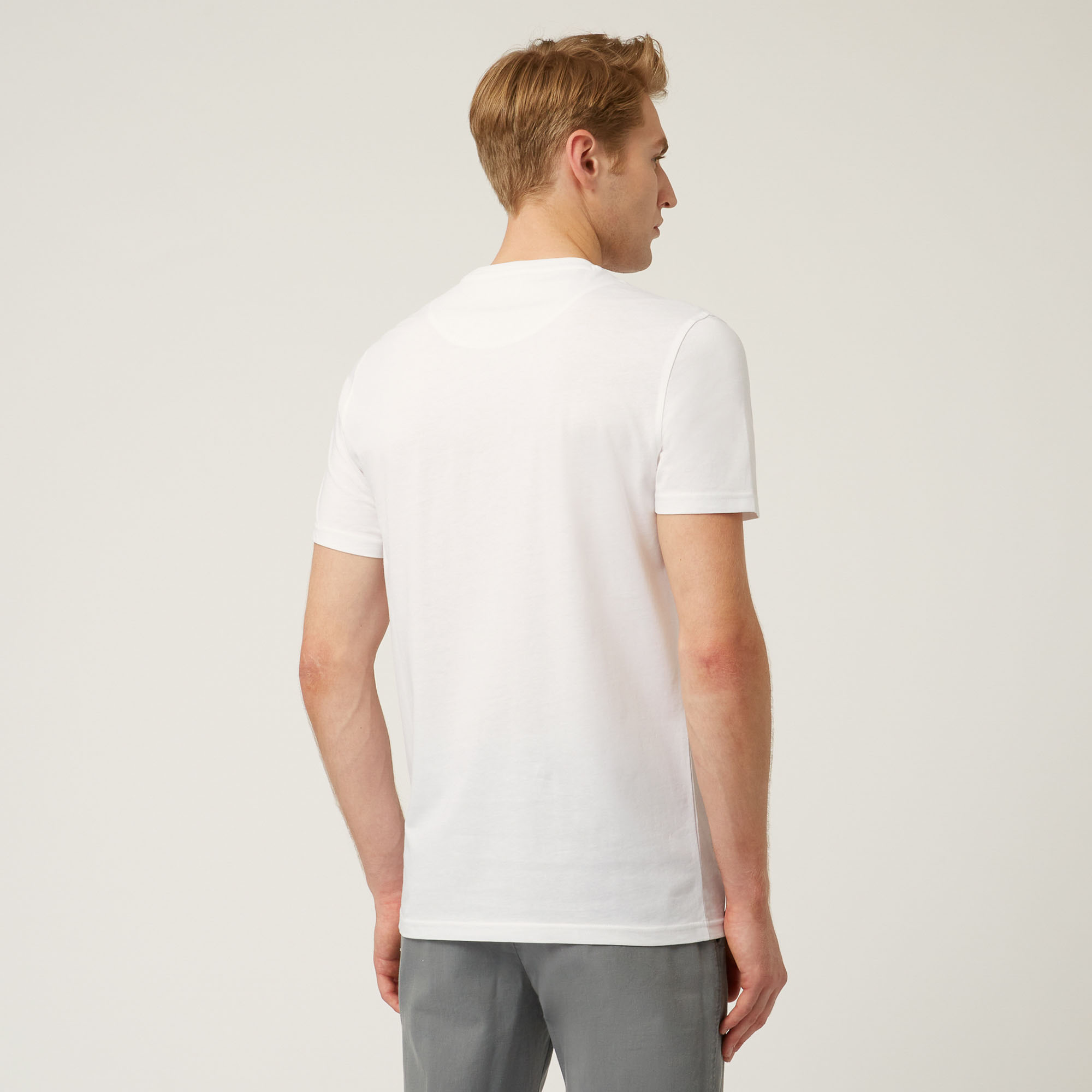 Camiseta Essentials de algodón liso, Blanco, large image number 1