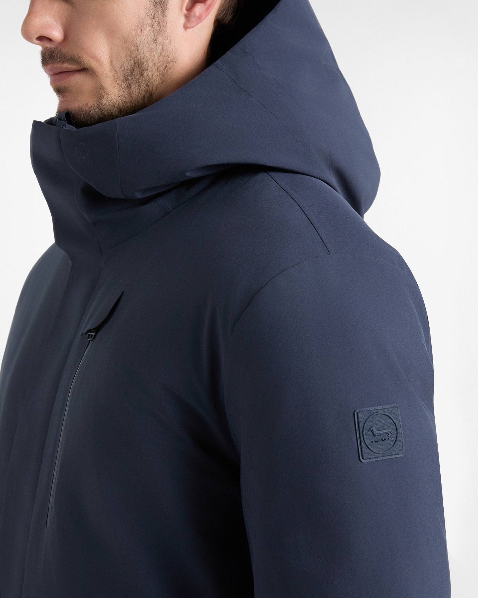 Men&rsquo;s technical fabric softshell jacket, NAVY BLUE, large