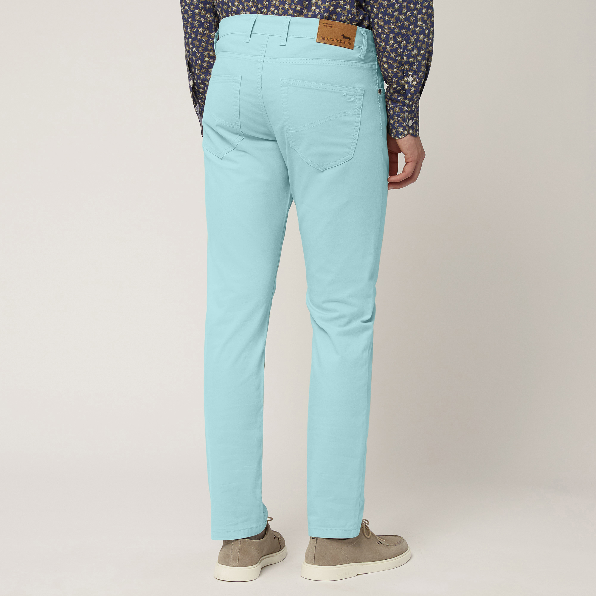 Colored Denim Pants, Light Blue, large image number 1