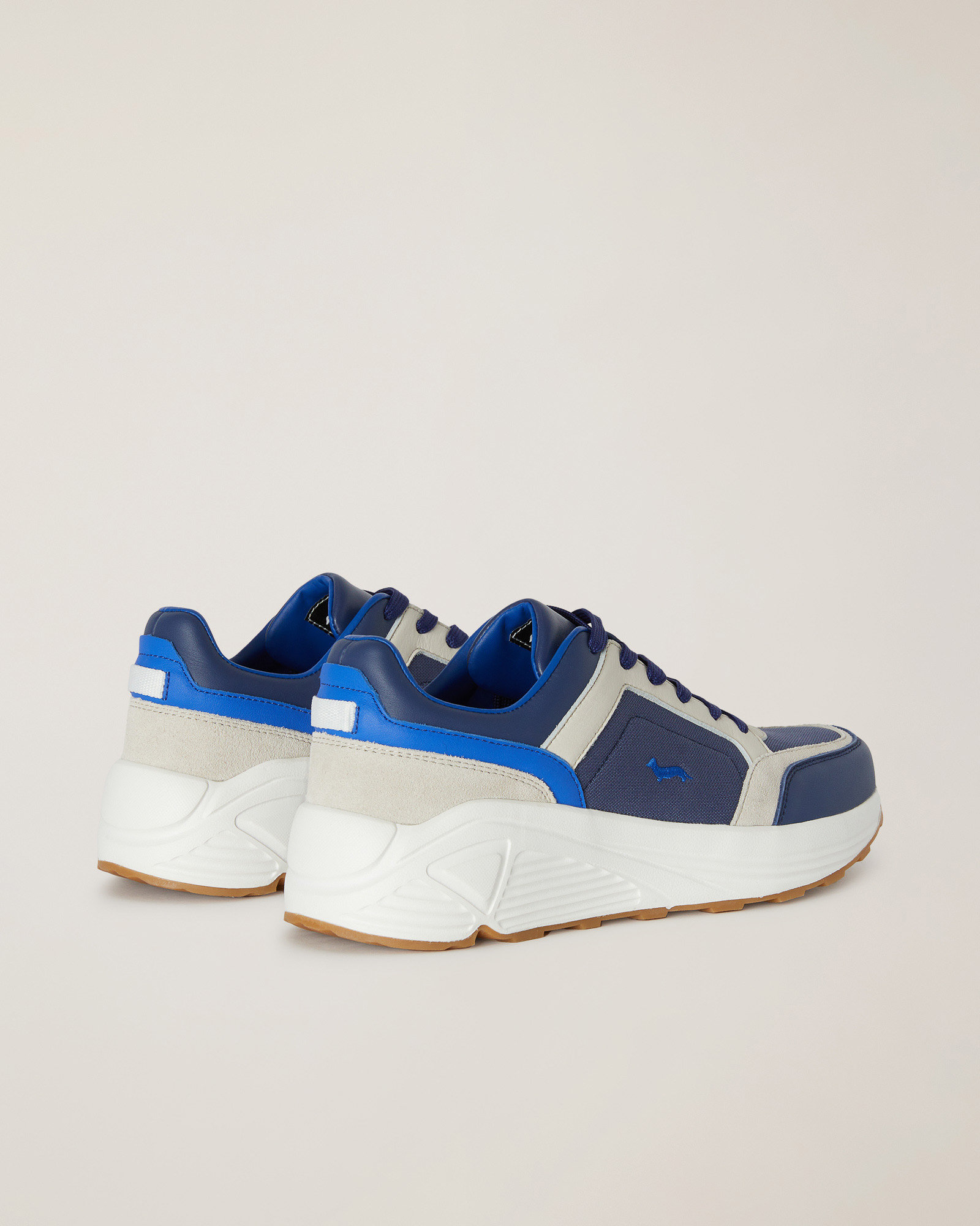 Multi-Material Sneakers, China Blue, large image number 2