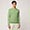 Pullover Girocollo In Misto Lana Con Texture 3D, Verde, swatch