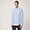 Camicia In Cotone A Righe Sottili , Blu Chiaro, swatch