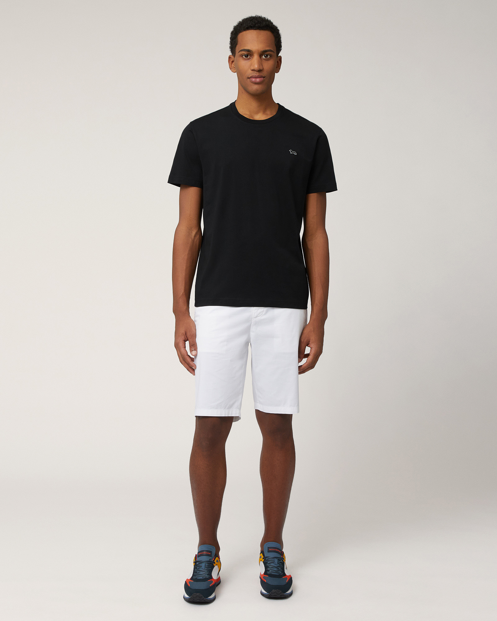 Cotton T-Shirt with Dachshund, Black, large image number 3